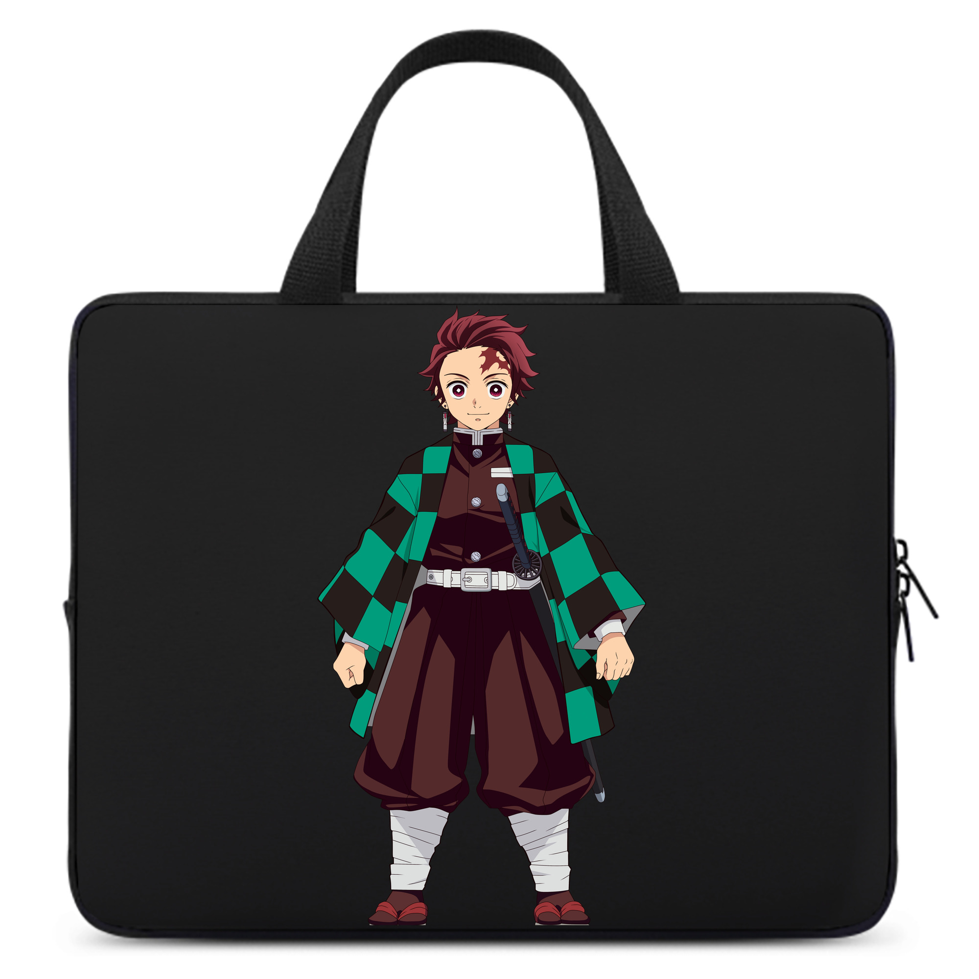 （画像用） 鬼滅の刃 竈門 炭治郎／かまど たんじろう Kamado Tanjirou 手提げノートパソコンバッグ