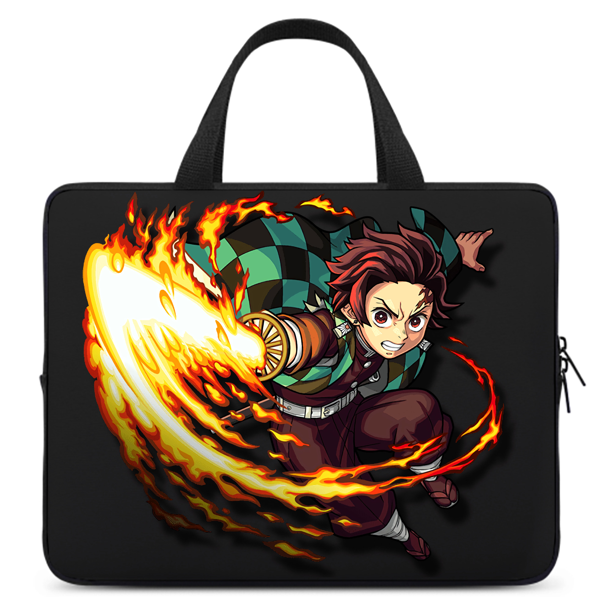 （画像用） 鬼滅の刃 竈門 炭治郎／かまど たんじろう Kamado Tanjirou 手提げノートパソコンバッグ