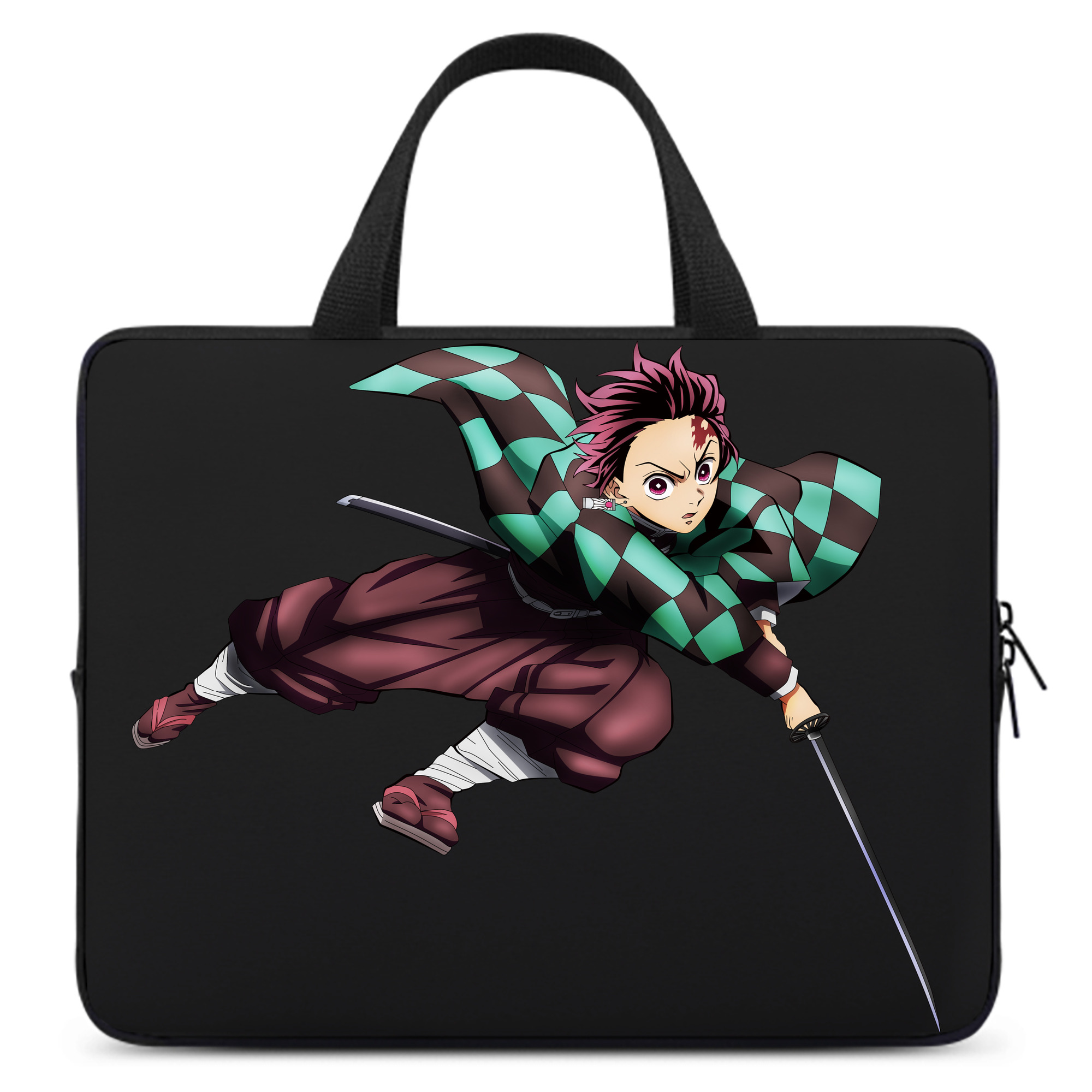 （画像用） 鬼滅の刃 竈門 炭治郎／かまど たんじろう Kamado Tanjirou 手提げノートパソコンバッグ