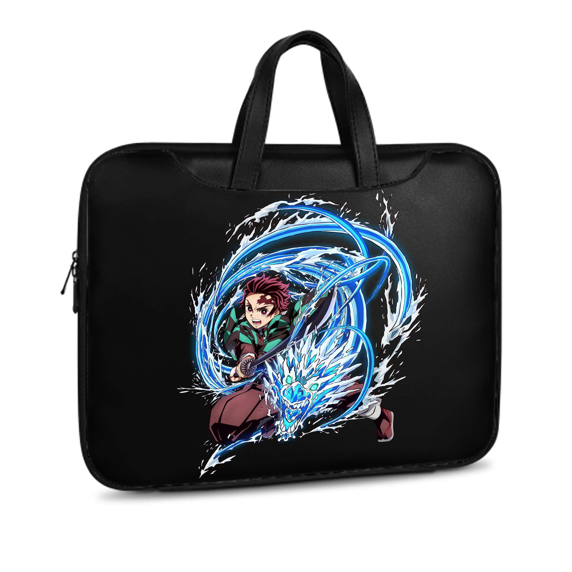 （画像用） 鬼滅の刃 竈門 炭治郎／かまど たんじろう Kamado Tanjirou レザーラップトップバッグ　ノートパソコンケース