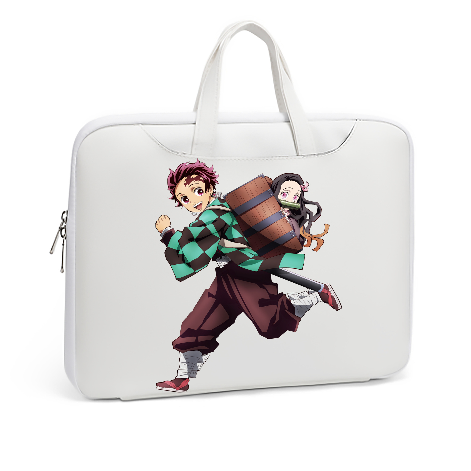 （画像用） 鬼滅の刃 竈門 炭治郎／かまど たんじろう Kamado Tanjirou レザーラップトップバッグ　ノートパソコンケース