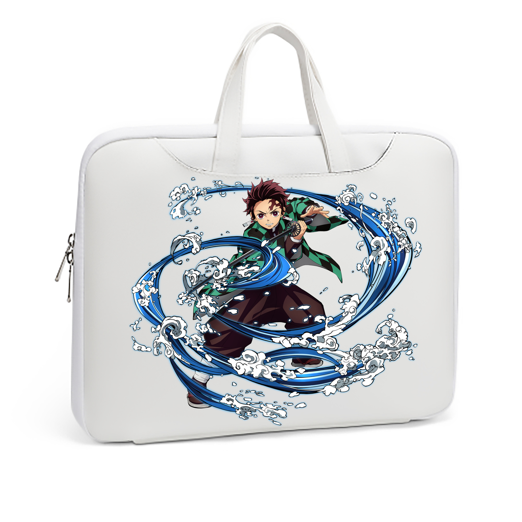 （画像用） 鬼滅の刃 竈門 炭治郎／かまど たんじろう Kamado Tanjirou レザーラップトップバッグ　ノートパソコンケース