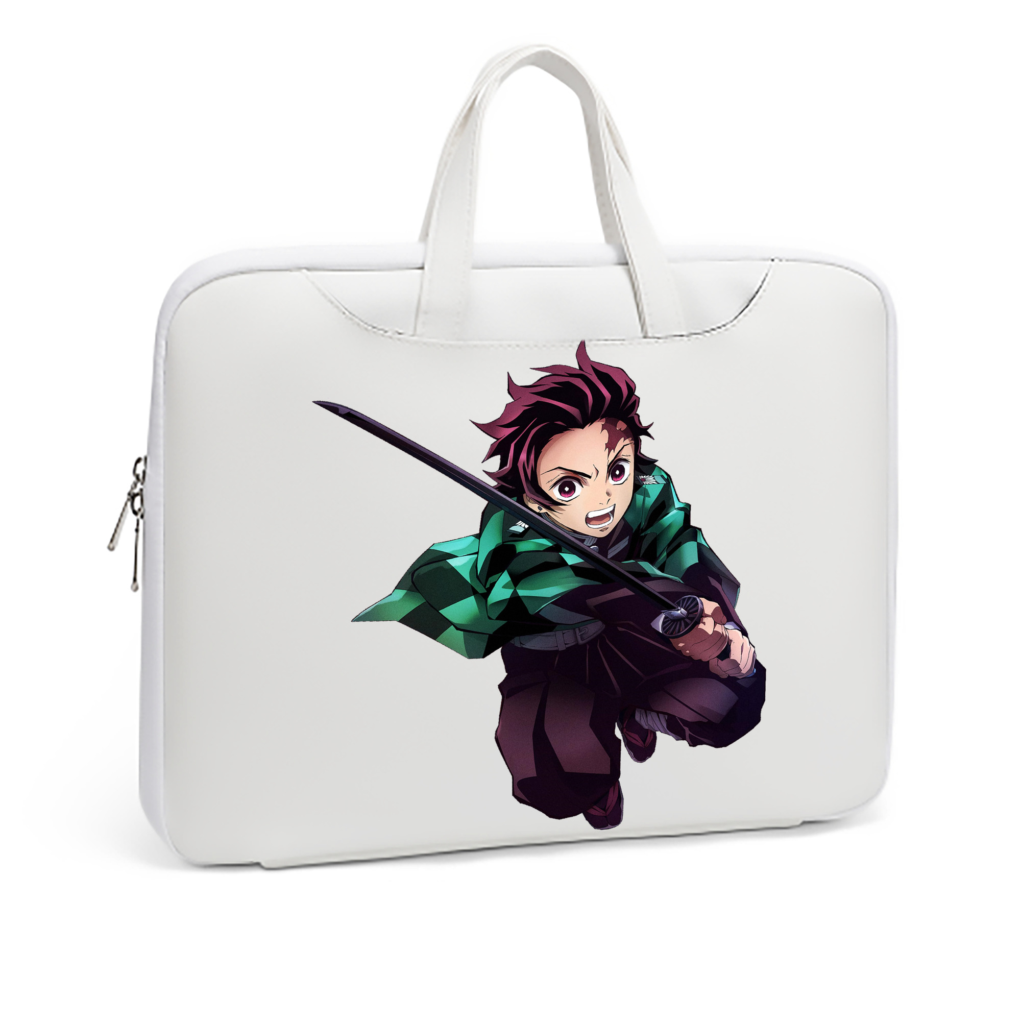 （画像用） 鬼滅の刃 竈門 炭治郎／かまど たんじろう Kamado Tanjirou レザーラップトップバッグ　ノートパソコンケース
