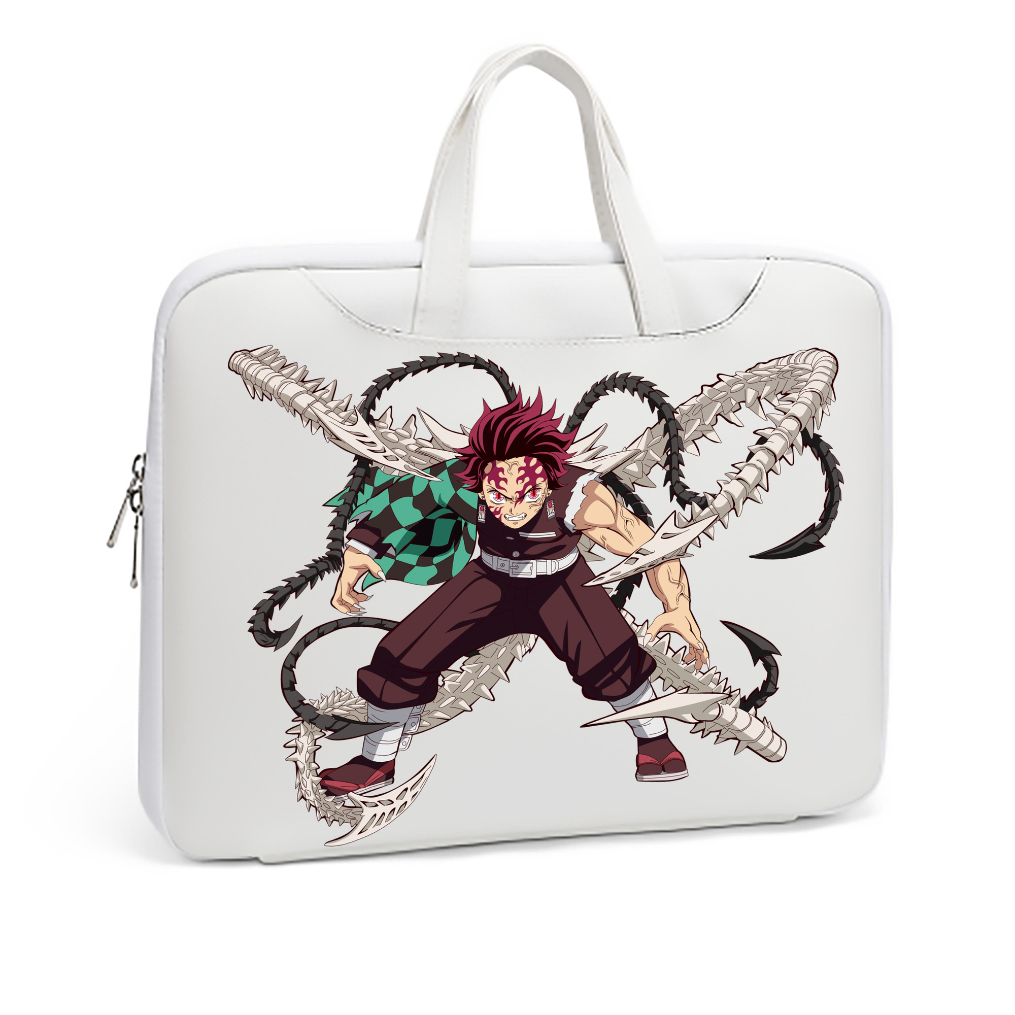 （画像用） 鬼滅の刃 竈門 炭治郎／かまど たんじろう Kamado Tanjirou レザーラップトップバッグ　ノートパソコンケース