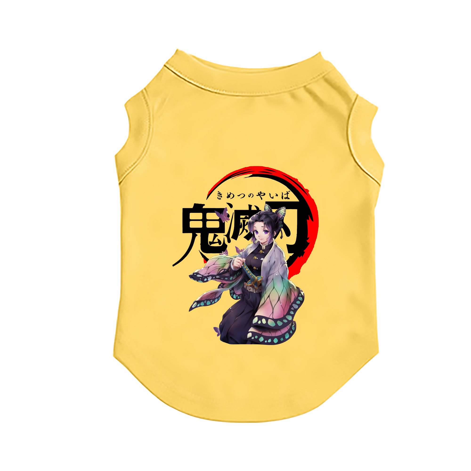 （画像用） 鬼滅の刃（きめつのやいば）蟲柱-胡蝶 しのぶ／こちょう しのぶ Kochou Shinobu ペット用ベスト