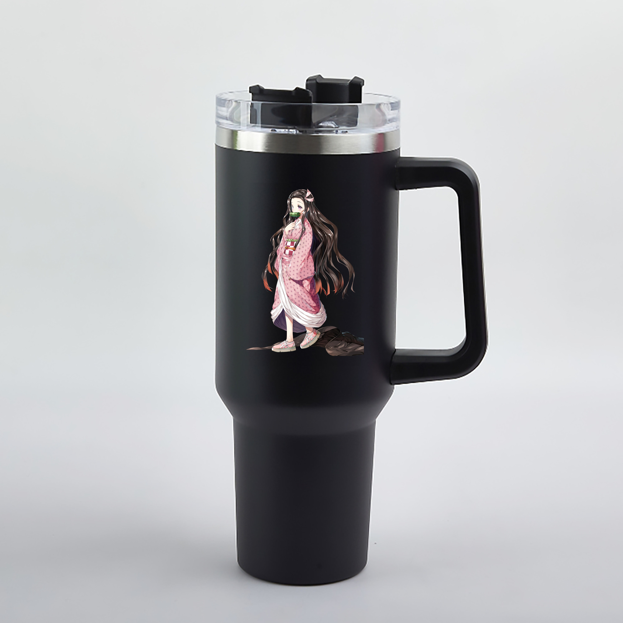 （画像用） 鬼滅の刃（きめつのやいば）竈門 禰󠄀豆子／かまど ねずこ Kamado Nezuko 1200mL車用タンブラー（カラープリント）