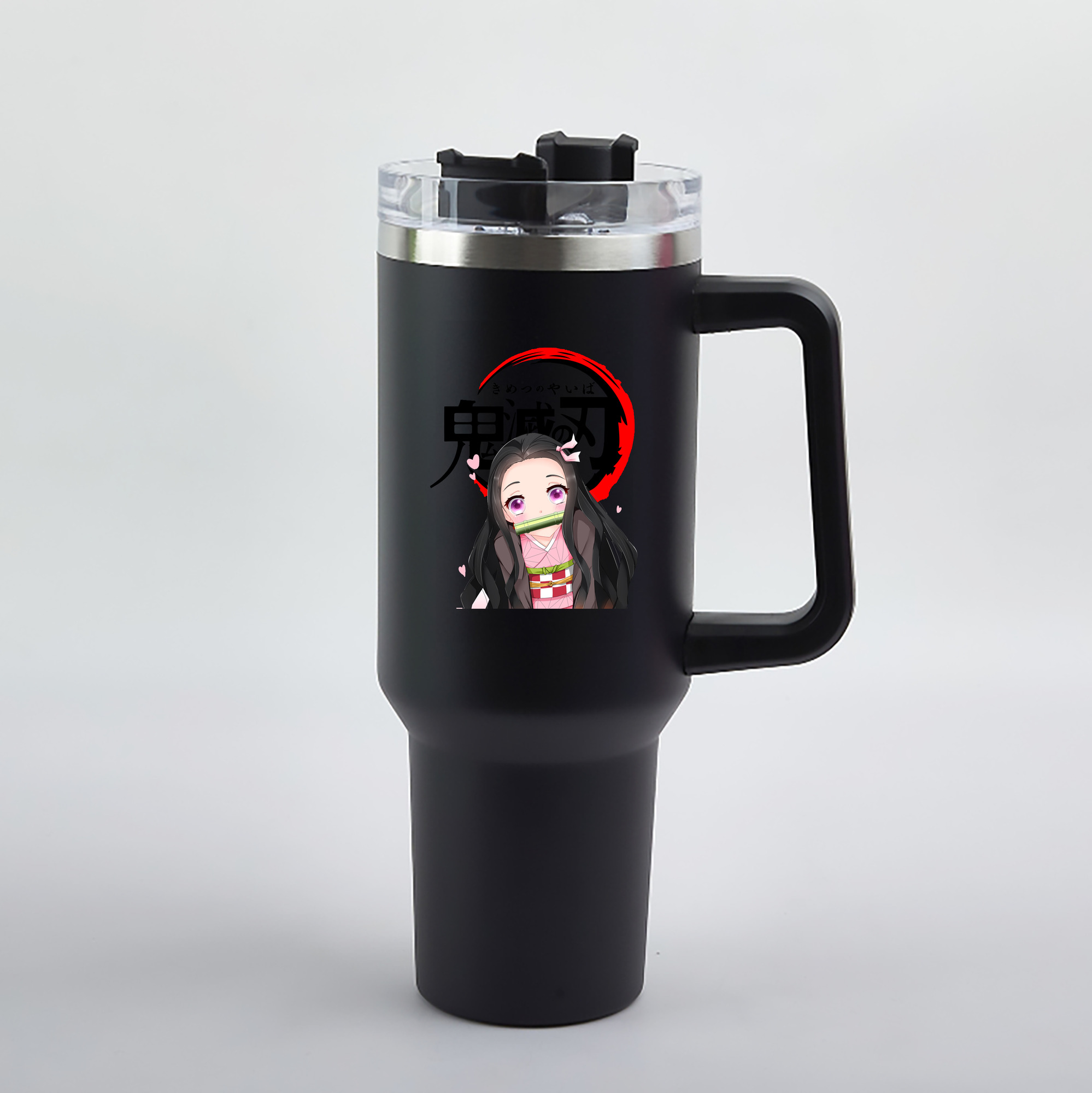 （画像用） 鬼滅の刃（きめつのやいば）竈門 禰󠄀豆子／かまど ねずこ Kamado Nezuko 1200mL車用タンブラー（カラープリント）