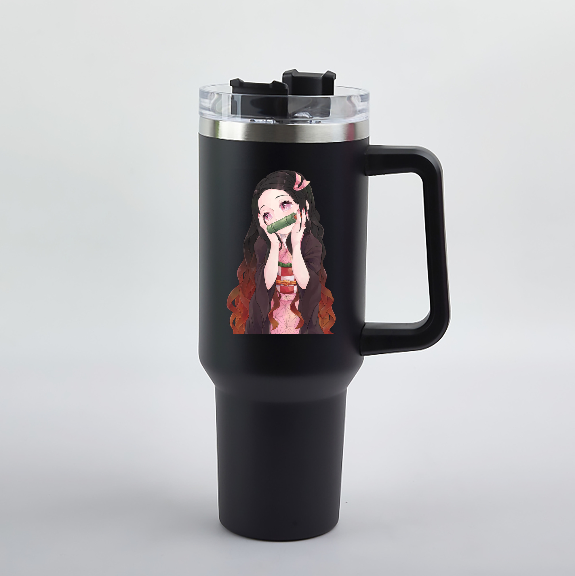 （画像用） 鬼滅の刃（きめつのやいば）竈門 禰󠄀豆子／かまど ねずこ Kamado Nezuko 1200mL車用タンブラー（カラープリント）