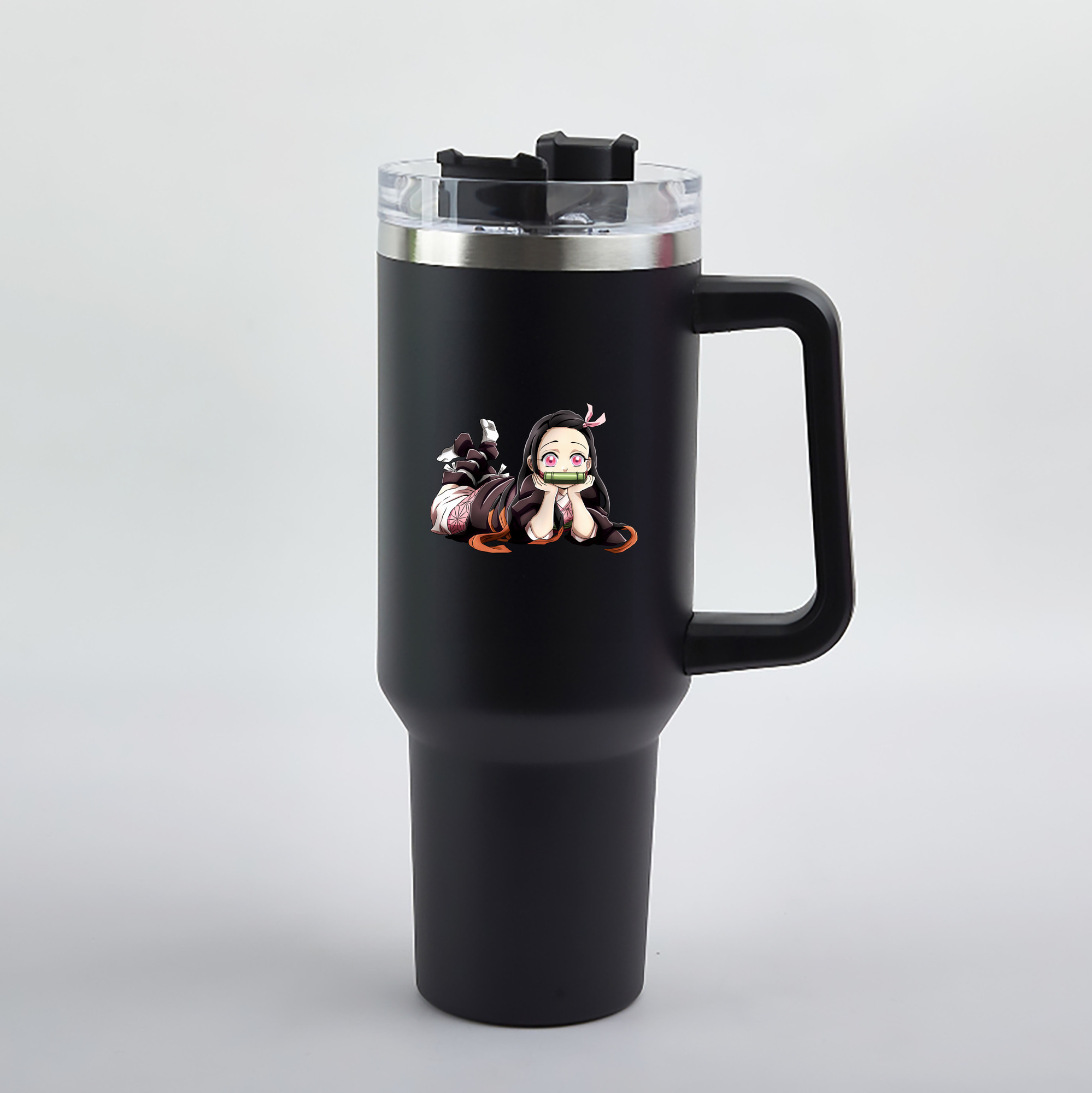 （画像用） 鬼滅の刃（きめつのやいば）竈門 禰󠄀豆子／かまど ねずこ Kamado Nezuko 1200mL車用タンブラー（カラープリント）