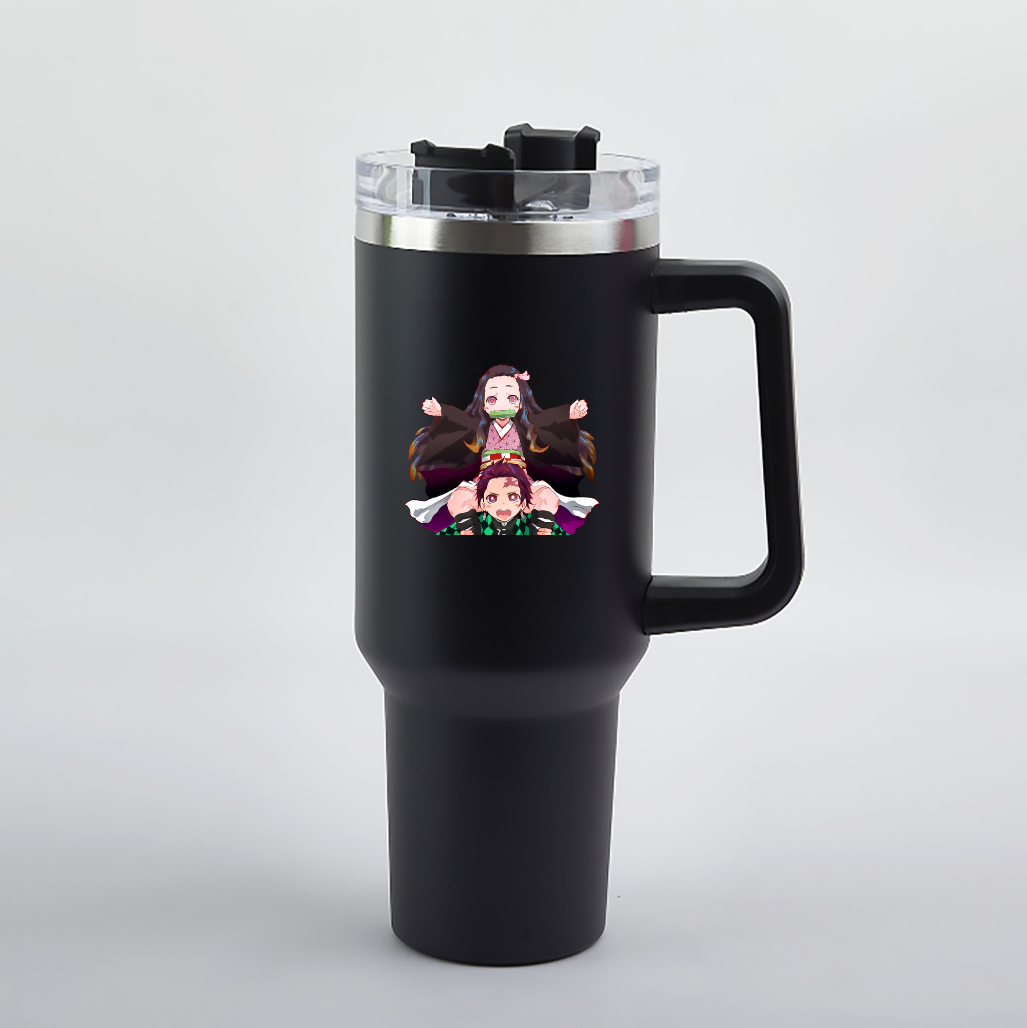 （画像用） 鬼滅の刃（きめつのやいば）竈門 禰󠄀豆子／かまど ねずこ Kamado Nezuko 1200mL車用タンブラー（カラープリント）