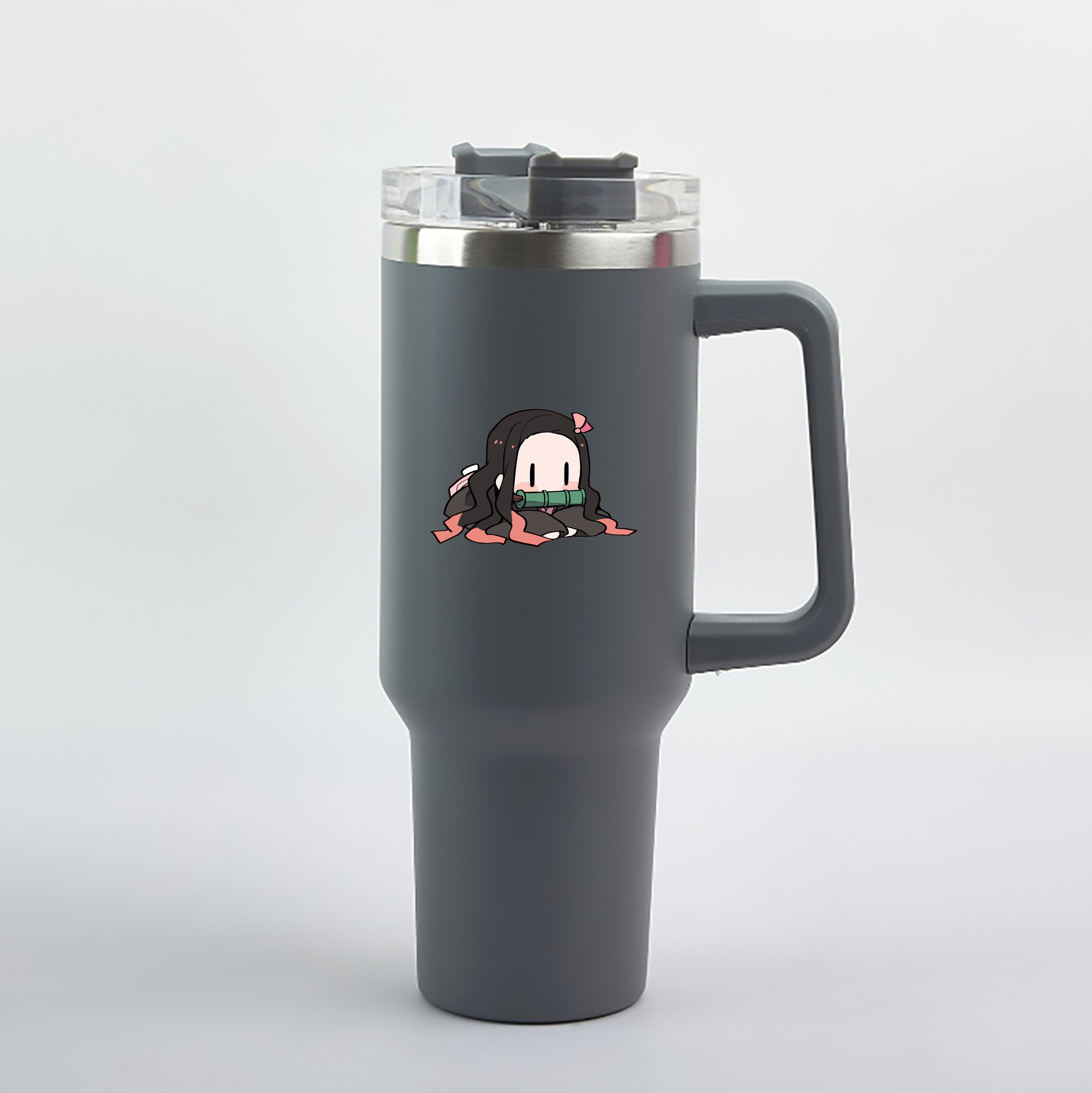 （画像用） 鬼滅の刃（きめつのやいば）竈門 禰󠄀豆子／かまど ねずこ Kamado Nezuko 1200mL車用タンブラー（カラープリント）