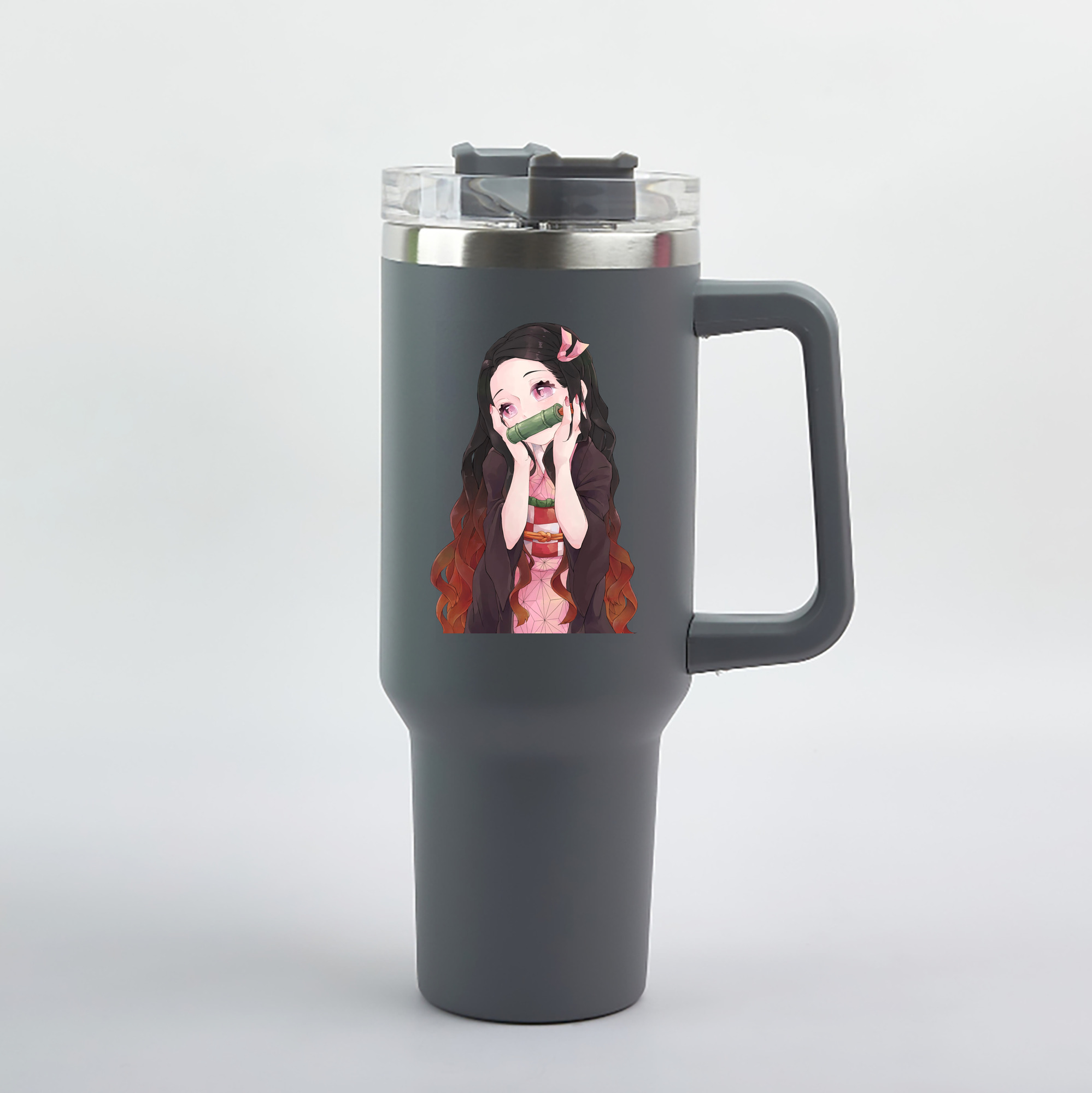 （画像用） 鬼滅の刃（きめつのやいば）竈門 禰󠄀豆子／かまど ねずこ Kamado Nezuko 1200mL車用タンブラー（カラープリント）