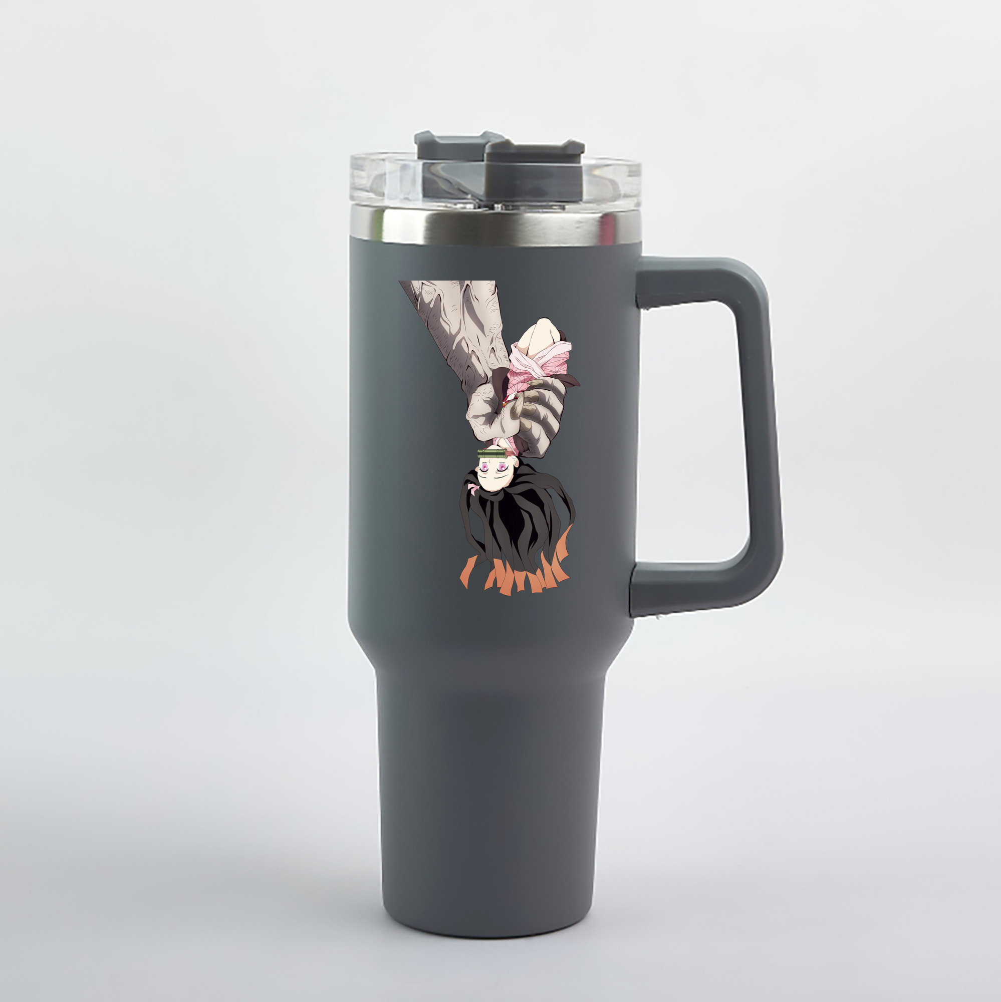 （画像用） 鬼滅の刃（きめつのやいば）竈門 禰󠄀豆子／かまど ねずこ Kamado Nezuko 1200mL車用タンブラー（カラープリント）