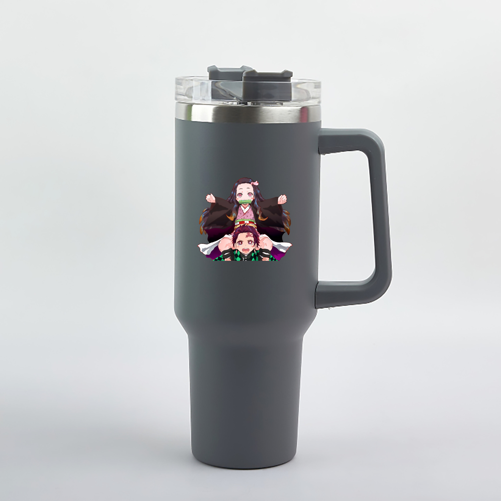 （画像用） 鬼滅の刃（きめつのやいば）竈門 禰󠄀豆子／かまど ねずこ Kamado Nezuko 1200mL車用タンブラー（カラープリント）