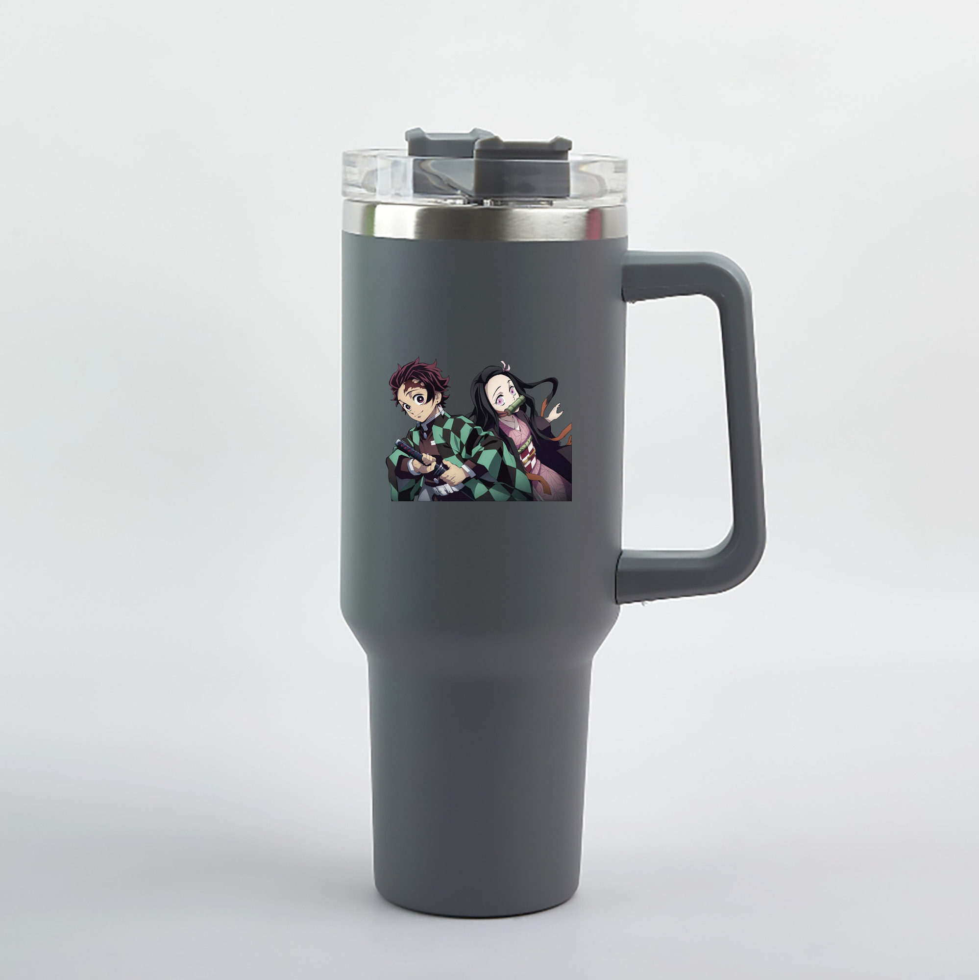 （画像用） 鬼滅の刃（きめつのやいば）竈門 禰󠄀豆子／かまど ねずこ Kamado Nezuko 1200mL車用タンブラー（カラープリント）