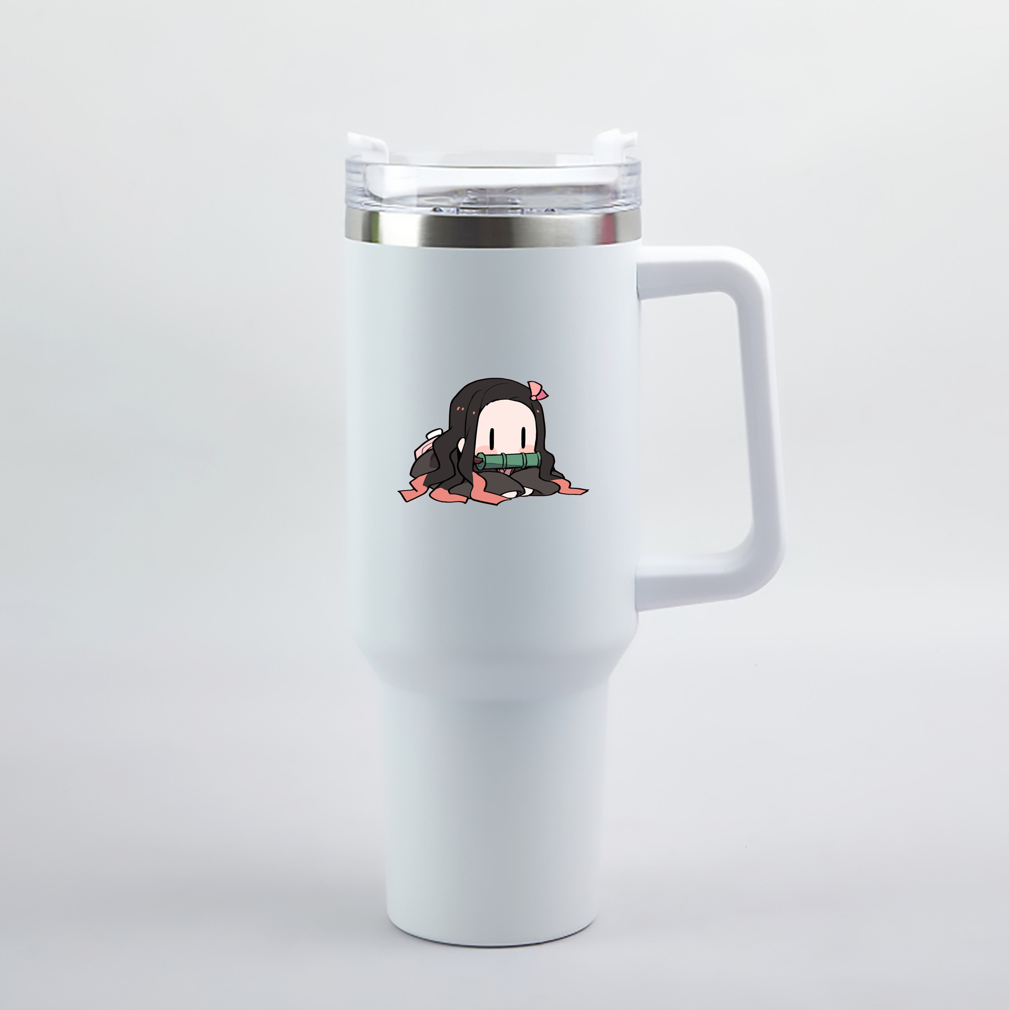 （画像用） 鬼滅の刃（きめつのやいば）竈門 禰󠄀豆子／かまど ねずこ Kamado Nezuko 1200mL車用タンブラー（カラープリント）