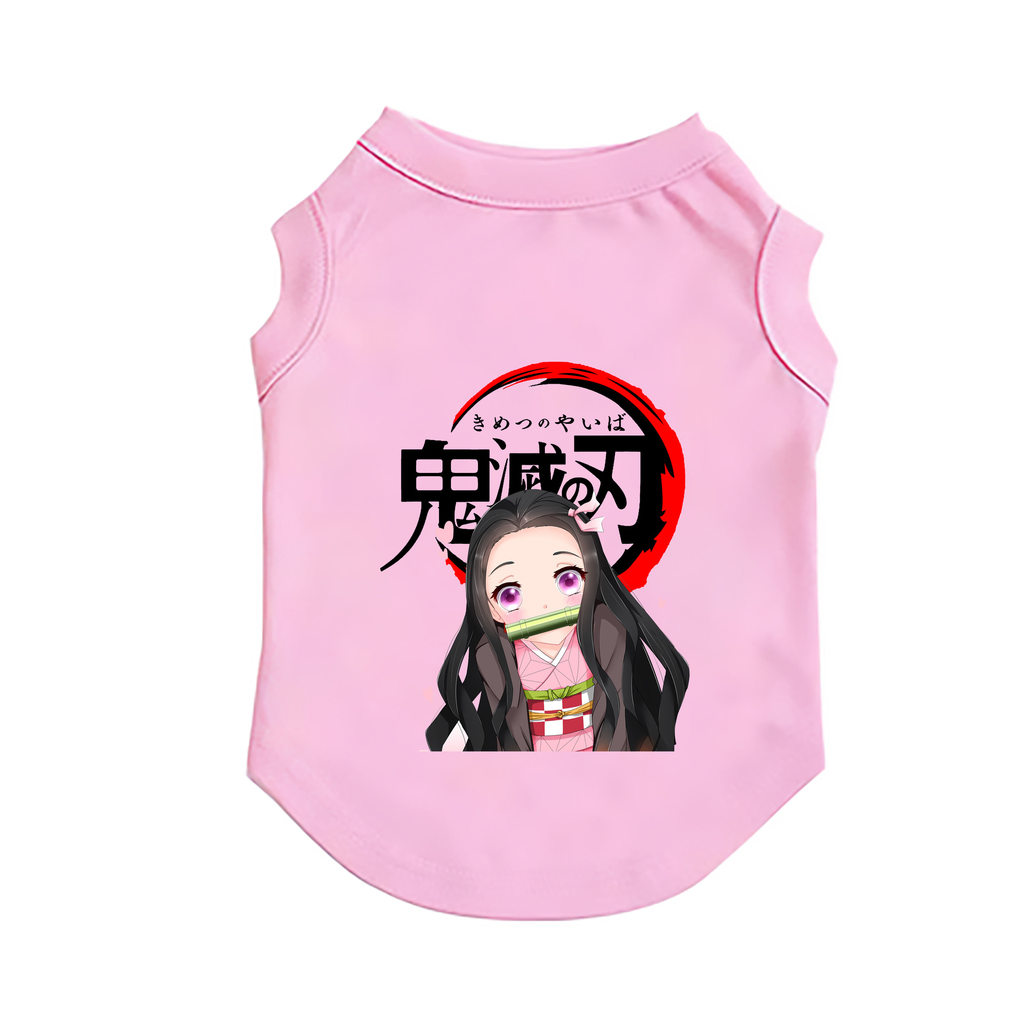（画像用） 鬼滅の刃（きめつのやいば）竈門 禰󠄀豆子／かまど ねずこ Kamado Nezuko ペット用ベスト