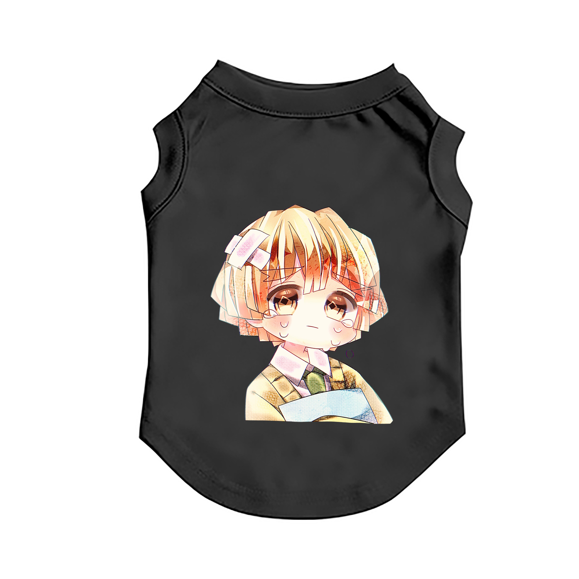 （画像用） 鬼滅の刃（きめつのやいば）我妻 善逸／あがつま ぜんいつ Agatsuma Zenitsu ペット用ベスト