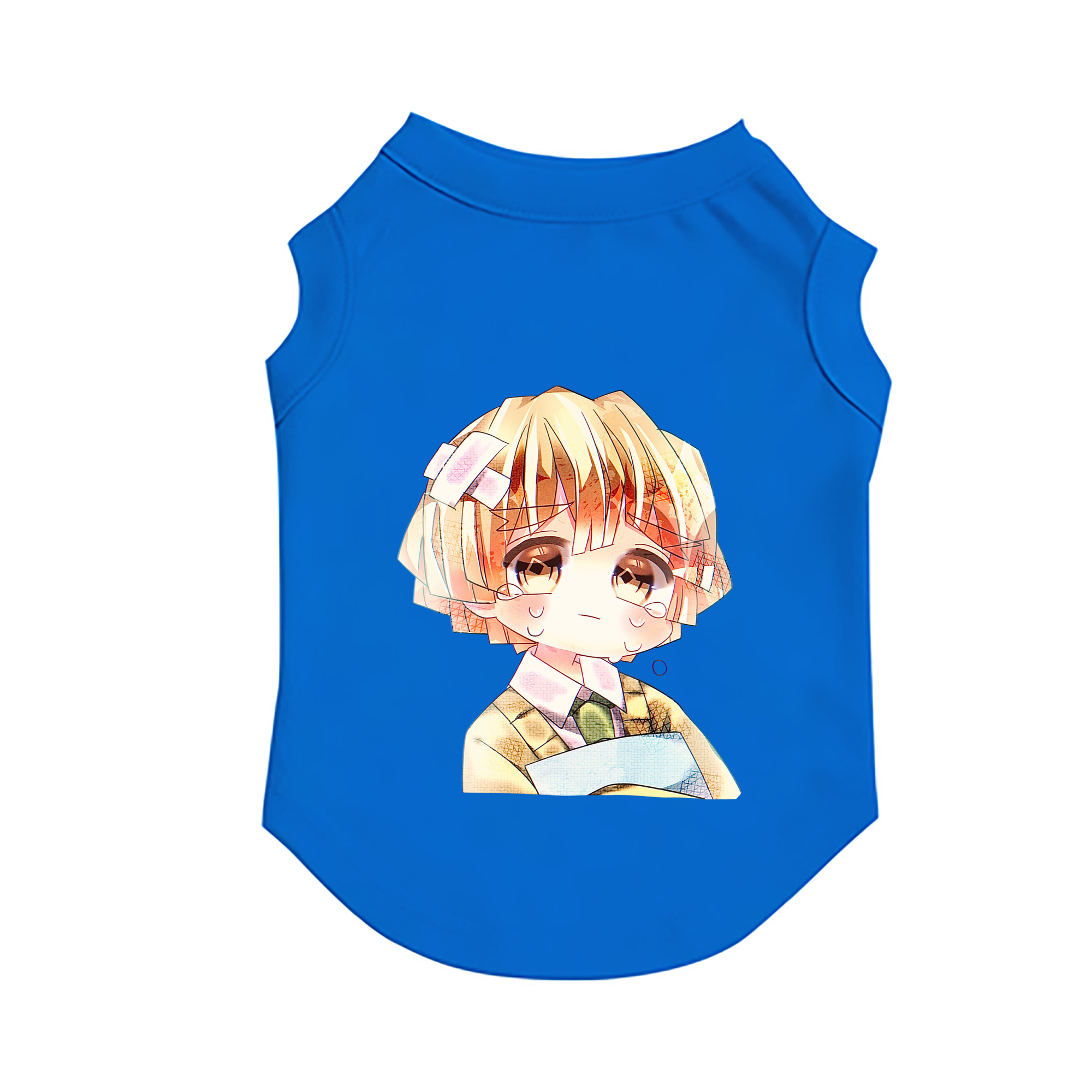 （画像用） 鬼滅の刃（きめつのやいば）我妻 善逸／あがつま ぜんいつ Agatsuma Zenitsu ペット用ベスト