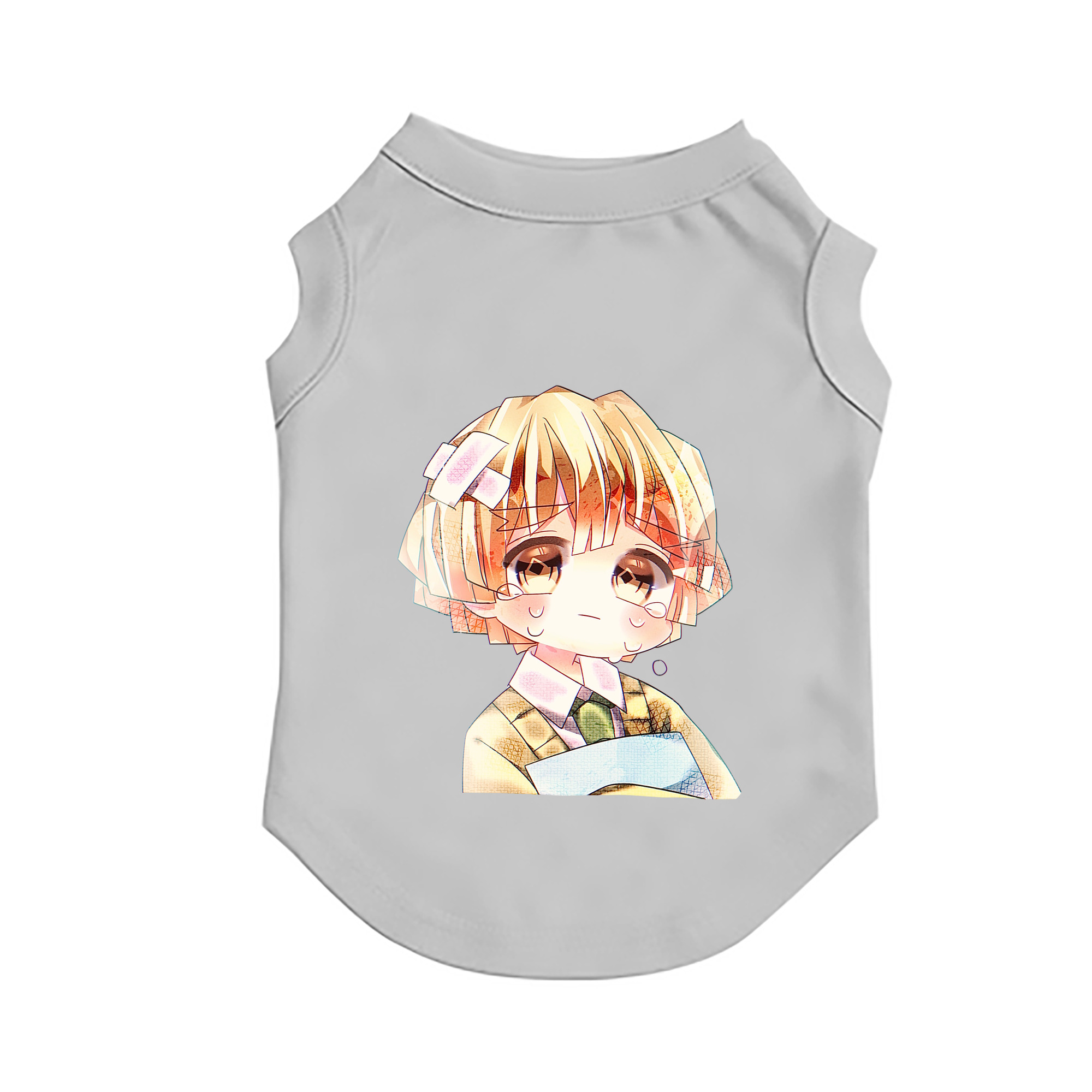 （画像用） 鬼滅の刃（きめつのやいば）我妻 善逸／あがつま ぜんいつ Agatsuma Zenitsu ペット用ベスト