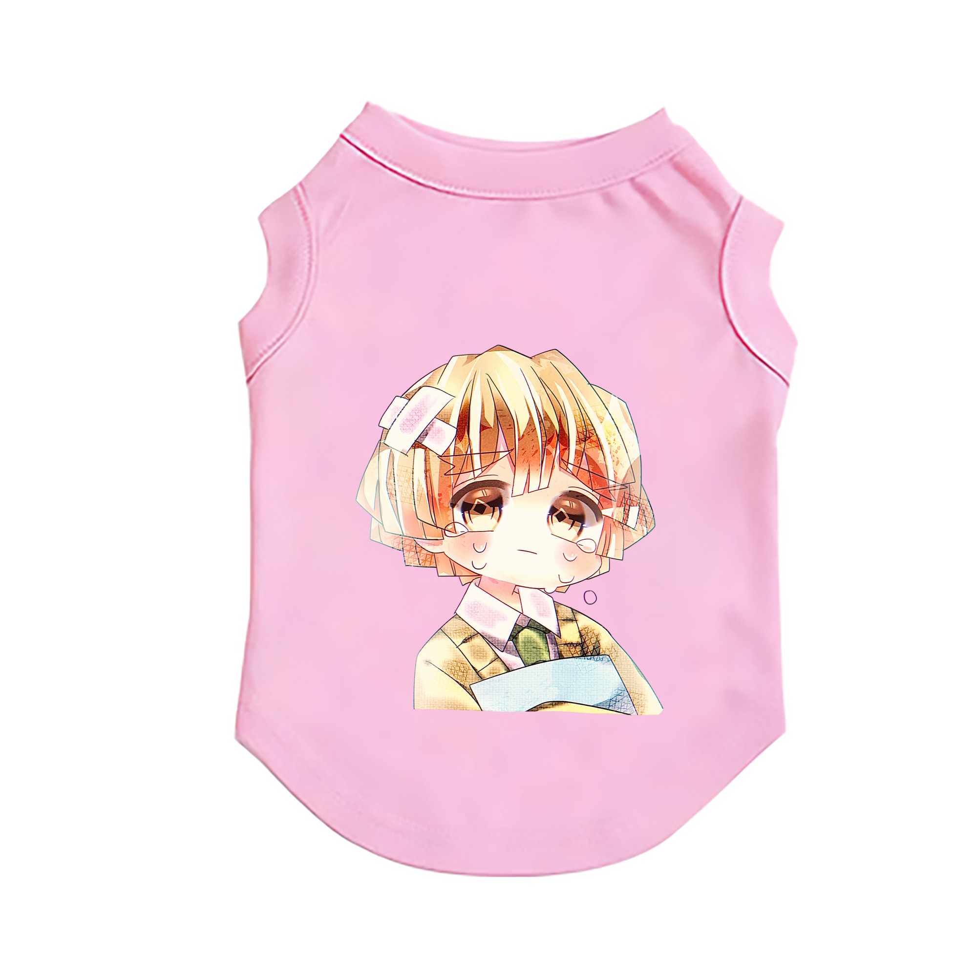 （画像用） 鬼滅の刃（きめつのやいば）我妻 善逸／あがつま ぜんいつ Agatsuma Zenitsu ペット用ベスト