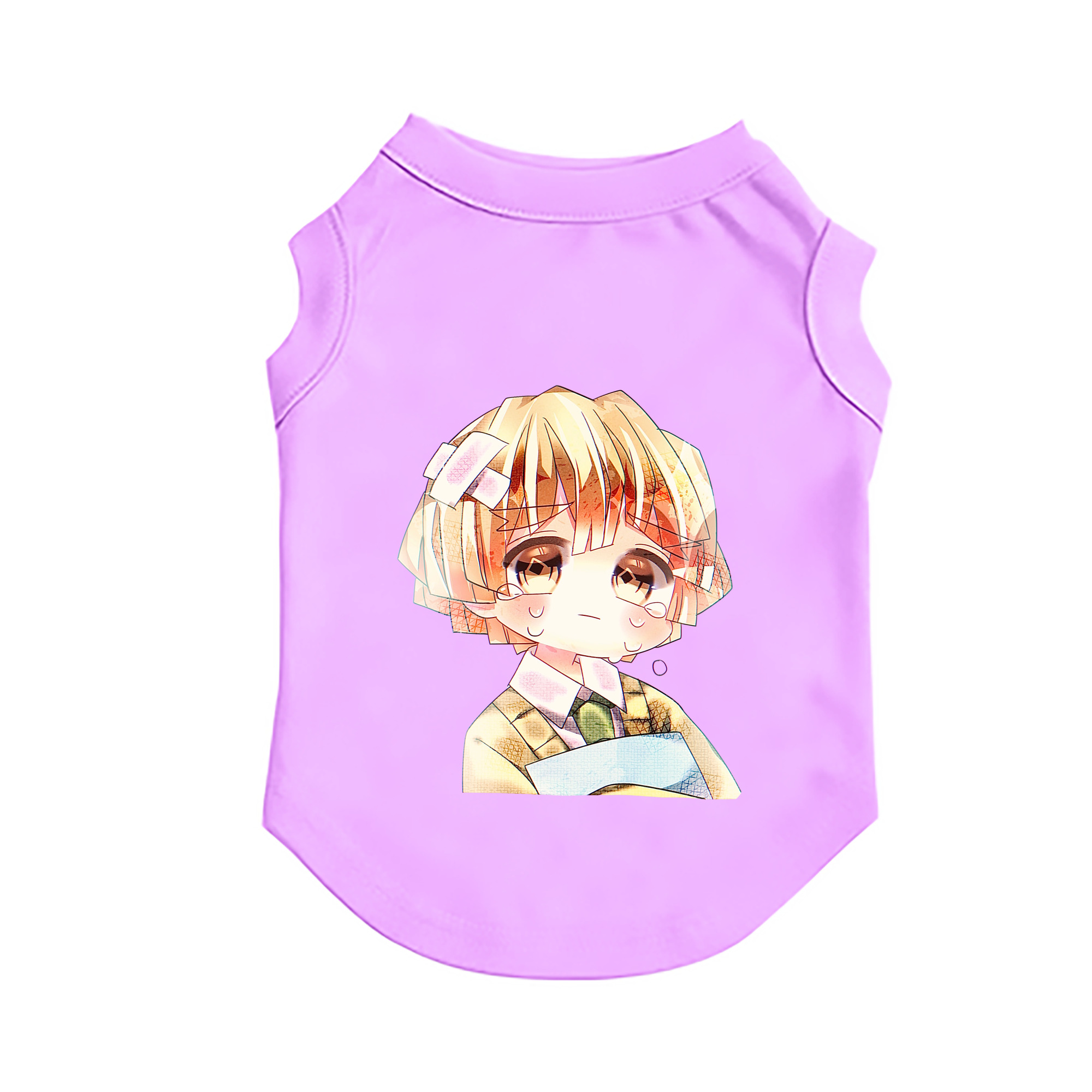 （画像用） 鬼滅の刃（きめつのやいば）我妻 善逸／あがつま ぜんいつ Agatsuma Zenitsu ペット用ベスト