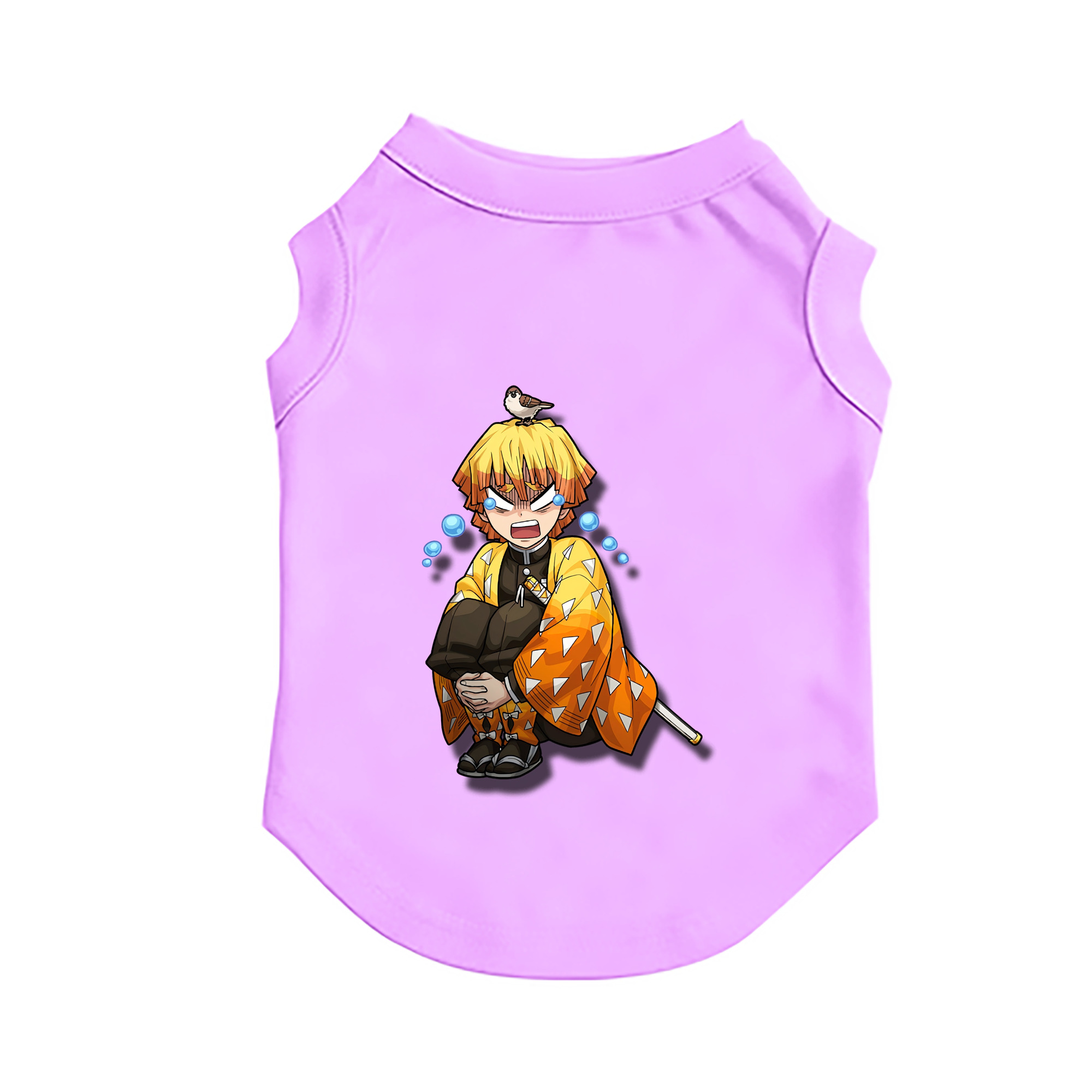 （画像用） 鬼滅の刃（きめつのやいば）我妻 善逸／あがつま ぜんいつ Agatsuma Zenitsu ペット用ベスト