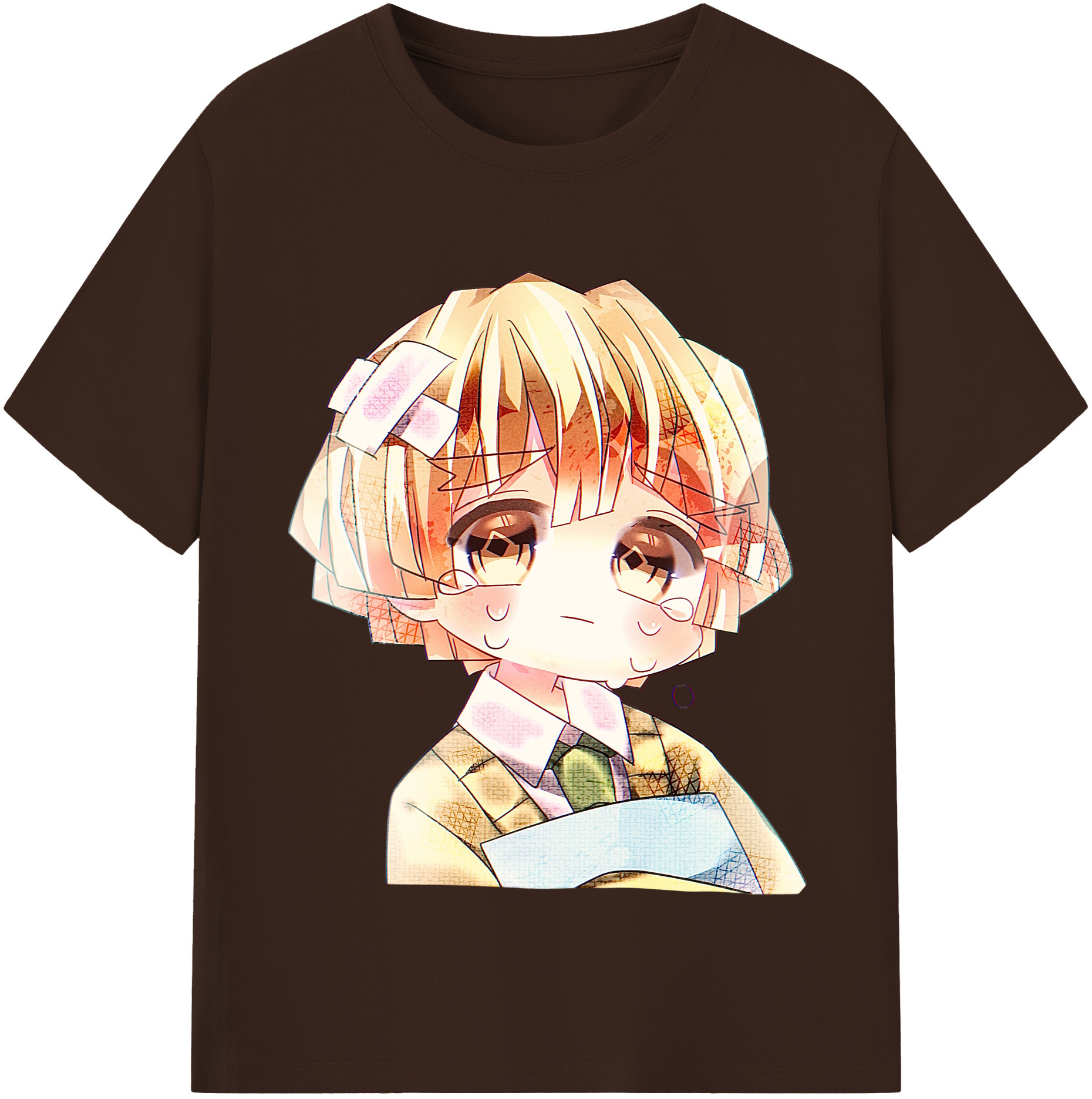 （画像用） 鬼滅の刃（きめつのやいば）我妻 善逸／あがつま ぜんいつ Agatsuma Zenitsu 綿100％半袖Tシャツ（フロントプリント）