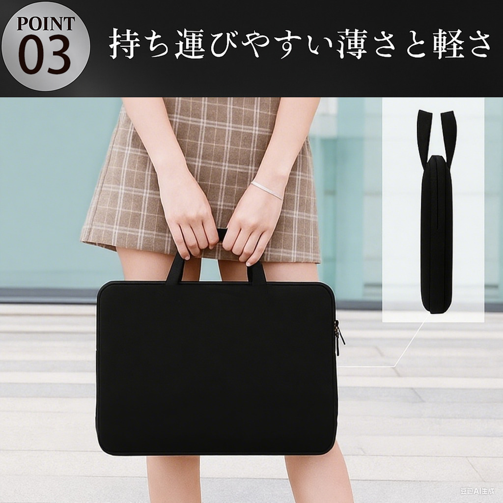 鬼滅の刃（きめつのやいば）鬼舞辻 無惨／きぶつじ むざん Kibutsuji Muzan 手提げノートパソコンバッグ