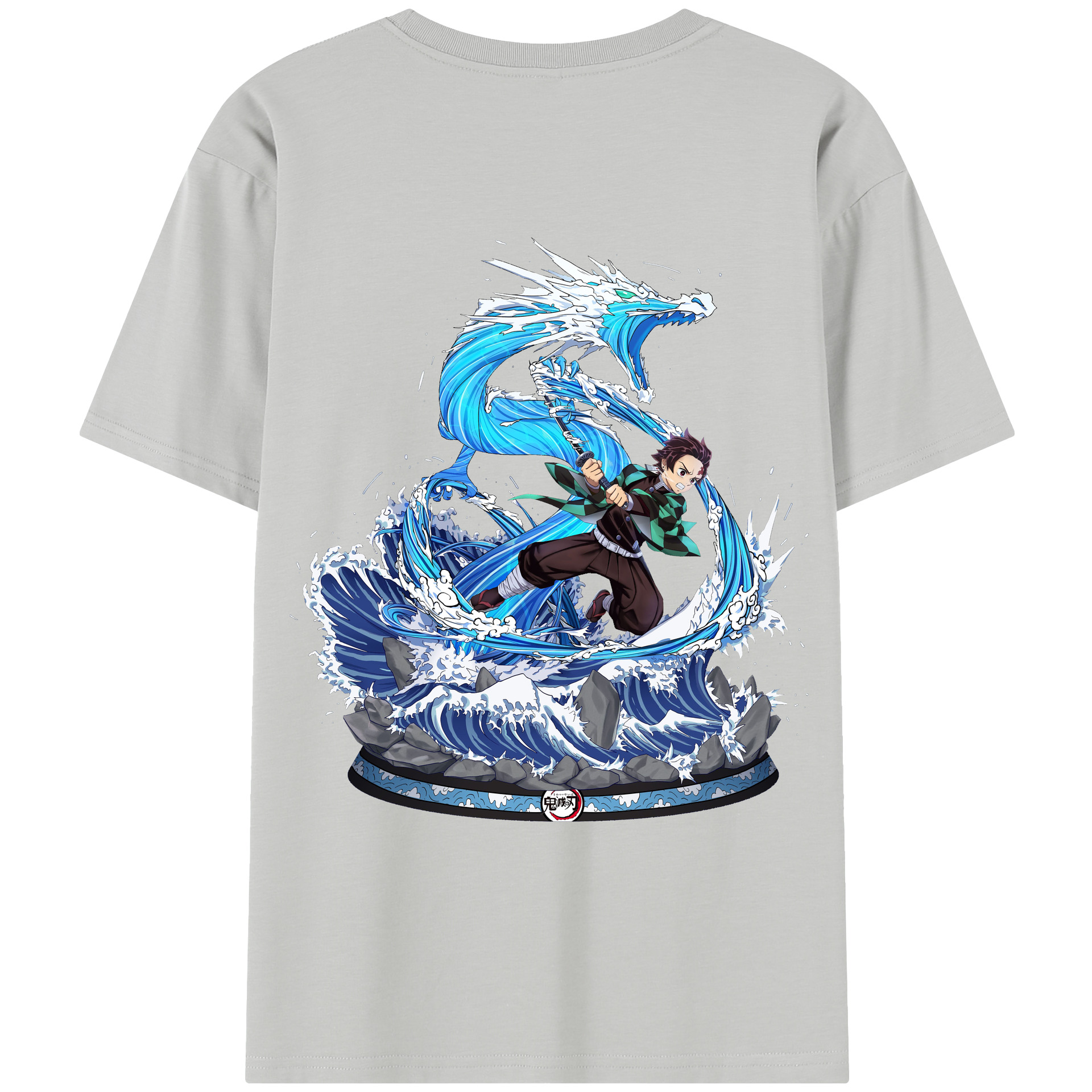 （画像用） 鬼滅の刃 竈門 炭治郎／かまど たんじろう Kamado Tanjirou レディース半袖Tシャツ(バックプリント)