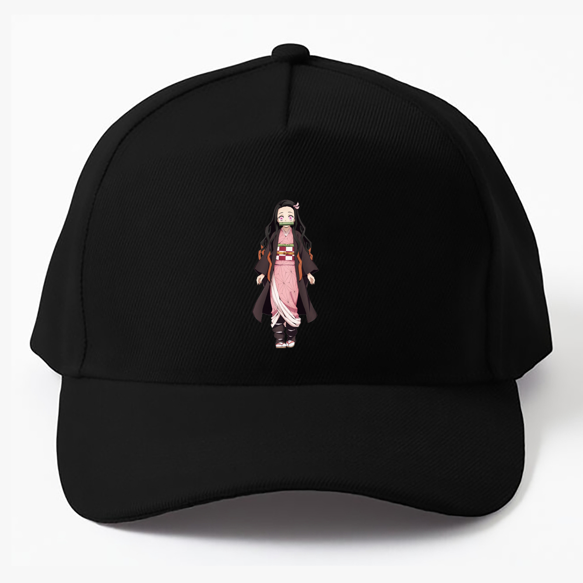 （画像用） 鬼滅の刃（きめつのやいば）竈門 禰󠄀豆子／かまど ねずこ Kamado Nezuko ベースボールキャップ 綿100％ 男女兼用 帽子 スポーツ
