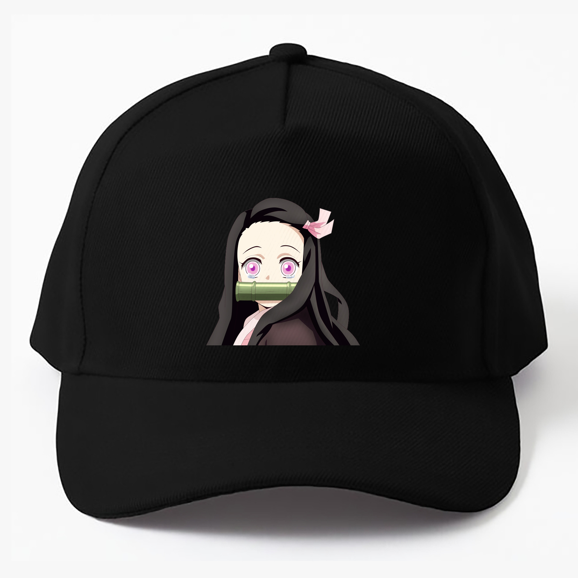 （画像用） 鬼滅の刃（きめつのやいば）竈門 禰󠄀豆子／かまど ねずこ Kamado Nezuko ベースボールキャップ 綿100％ 男女兼用 帽子 スポーツ