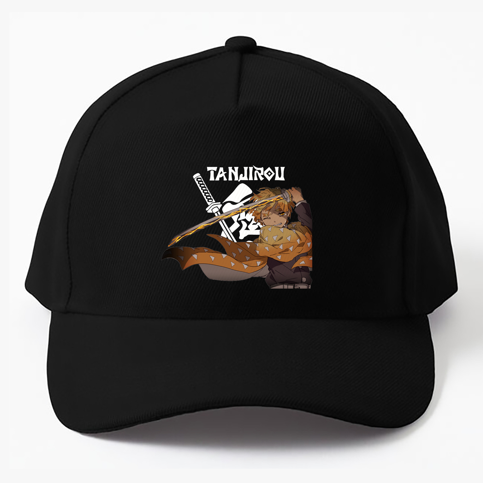 （画像用） 鬼滅の刃（きめつのやいば）我妻 善逸／あがつま ぜんいつ Agatsuma Zenitsu ベースボールキャップ 綿100％ 男女兼用 帽子 スポーツ
