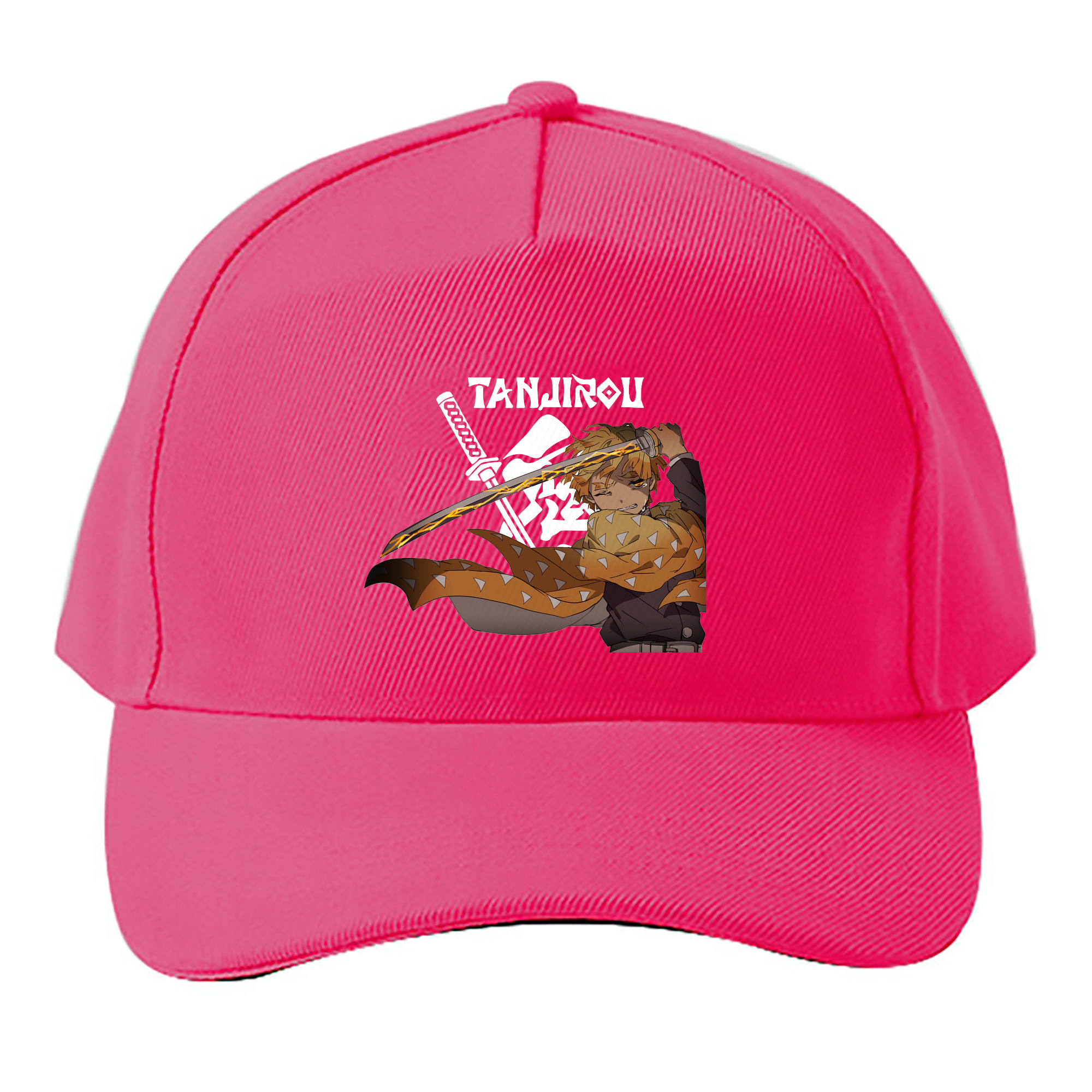 （画像用） 鬼滅の刃（きめつのやいば）我妻 善逸／あがつま ぜんいつ Agatsuma Zenitsu ベースボールキャップ 綿100％ 男女兼用 帽子 スポーツ
