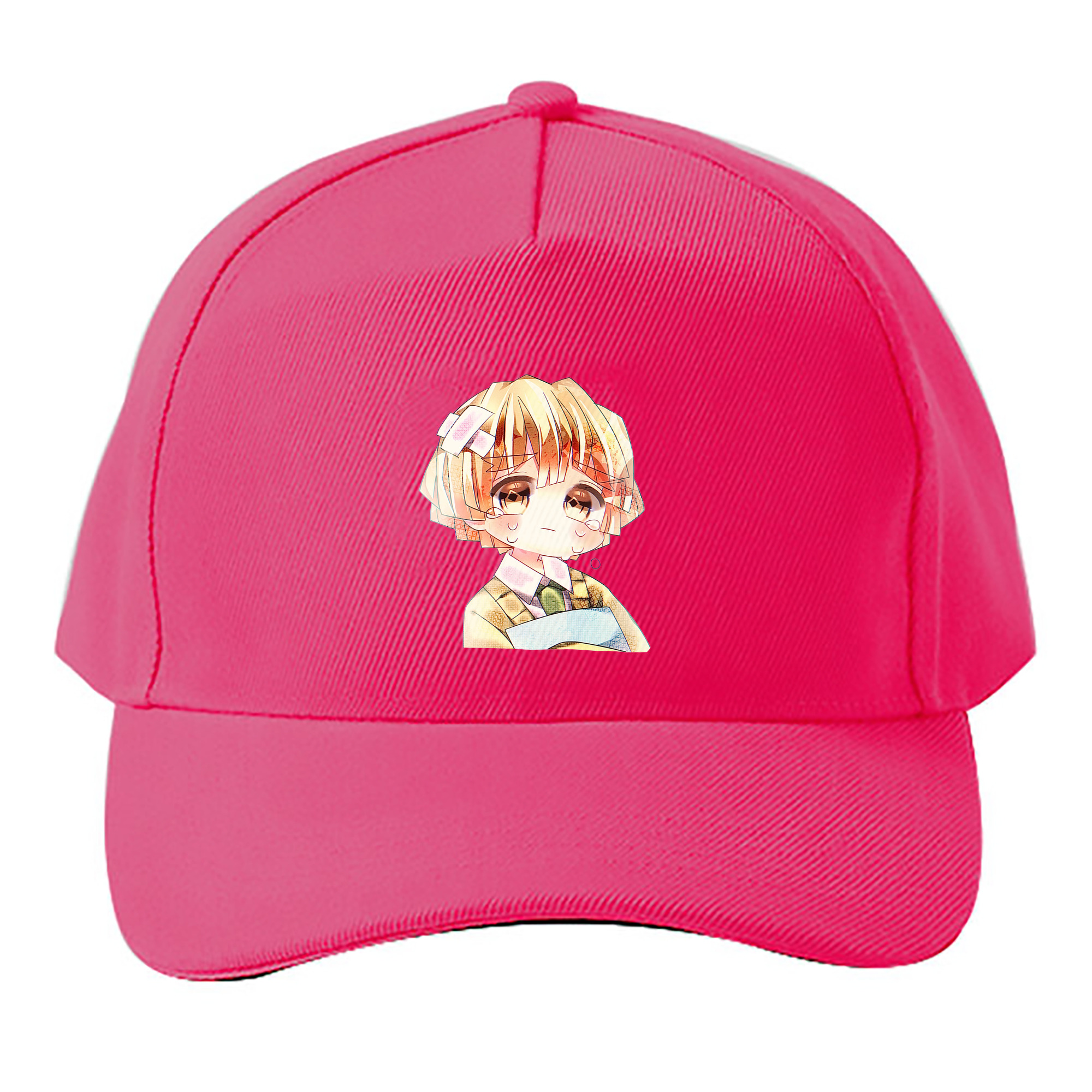 （画像用） 鬼滅の刃（きめつのやいば）我妻 善逸／あがつま ぜんいつ Agatsuma Zenitsu ベースボールキャップ 綿100％ 男女兼用 帽子 スポーツ