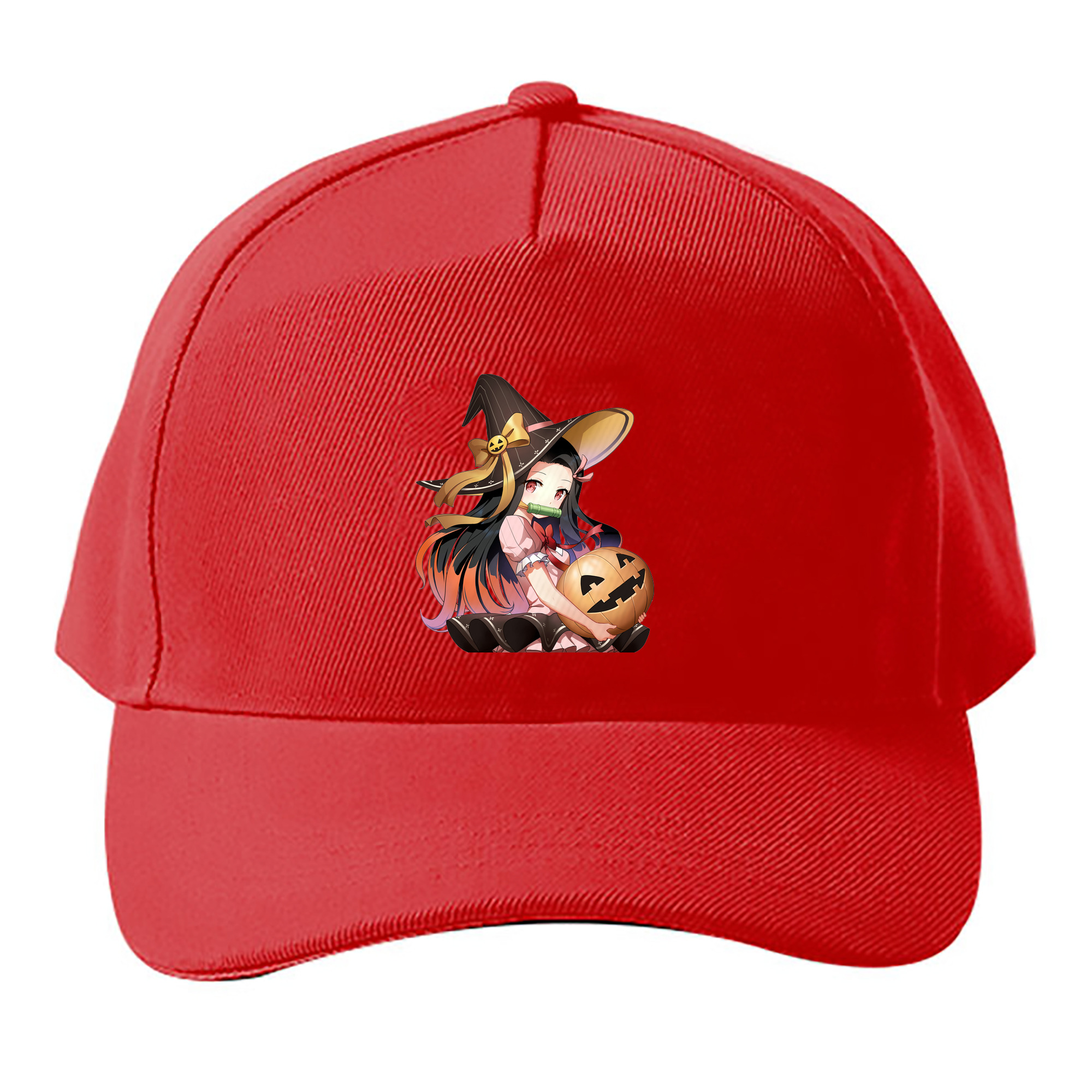（画像用） 鬼滅の刃（きめつのやいば）竈門 禰󠄀豆子／かまど ねずこ Kamado Nezuko ベースボールキャップ 綿100％ 男女兼用 帽子 スポーツ