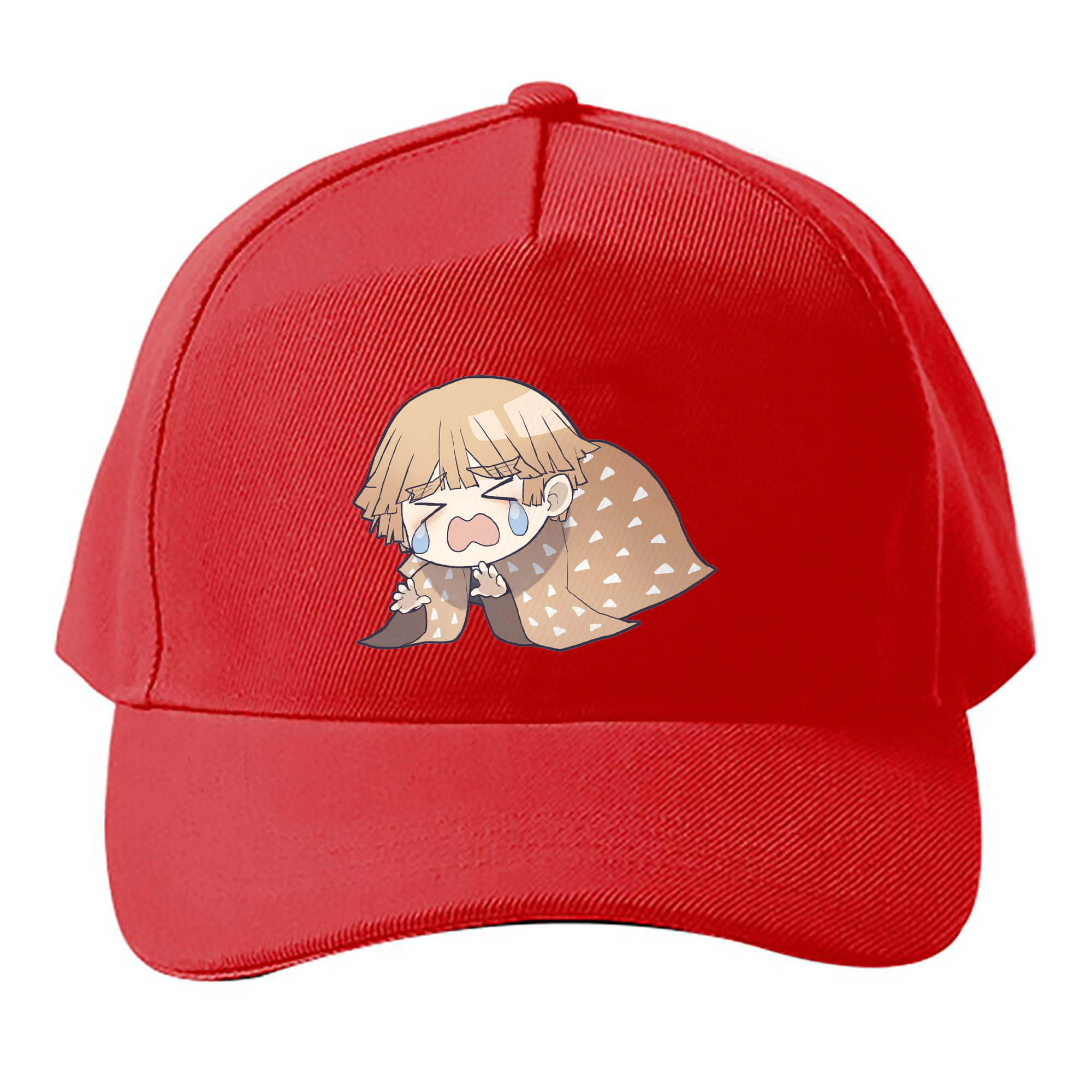 （画像用） 鬼滅の刃（きめつのやいば）我妻 善逸／あがつま ぜんいつ Agatsuma Zenitsu ベースボールキャップ 綿100％ 男女兼用 帽子 スポーツ