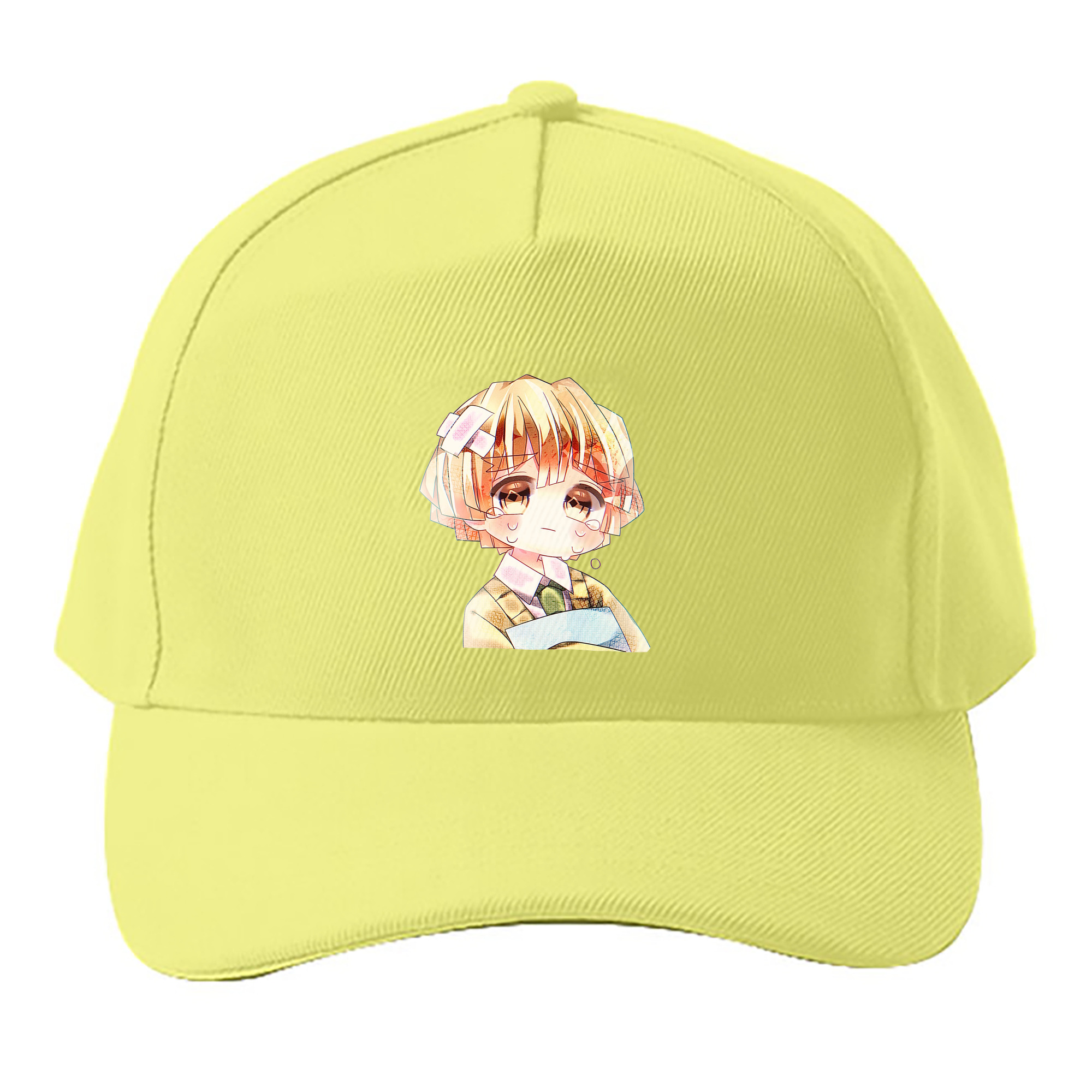 （画像用） 鬼滅の刃（きめつのやいば）我妻 善逸／あがつま ぜんいつ Agatsuma Zenitsu ベースボールキャップ 綿100％ 男女兼用 帽子 スポーツ