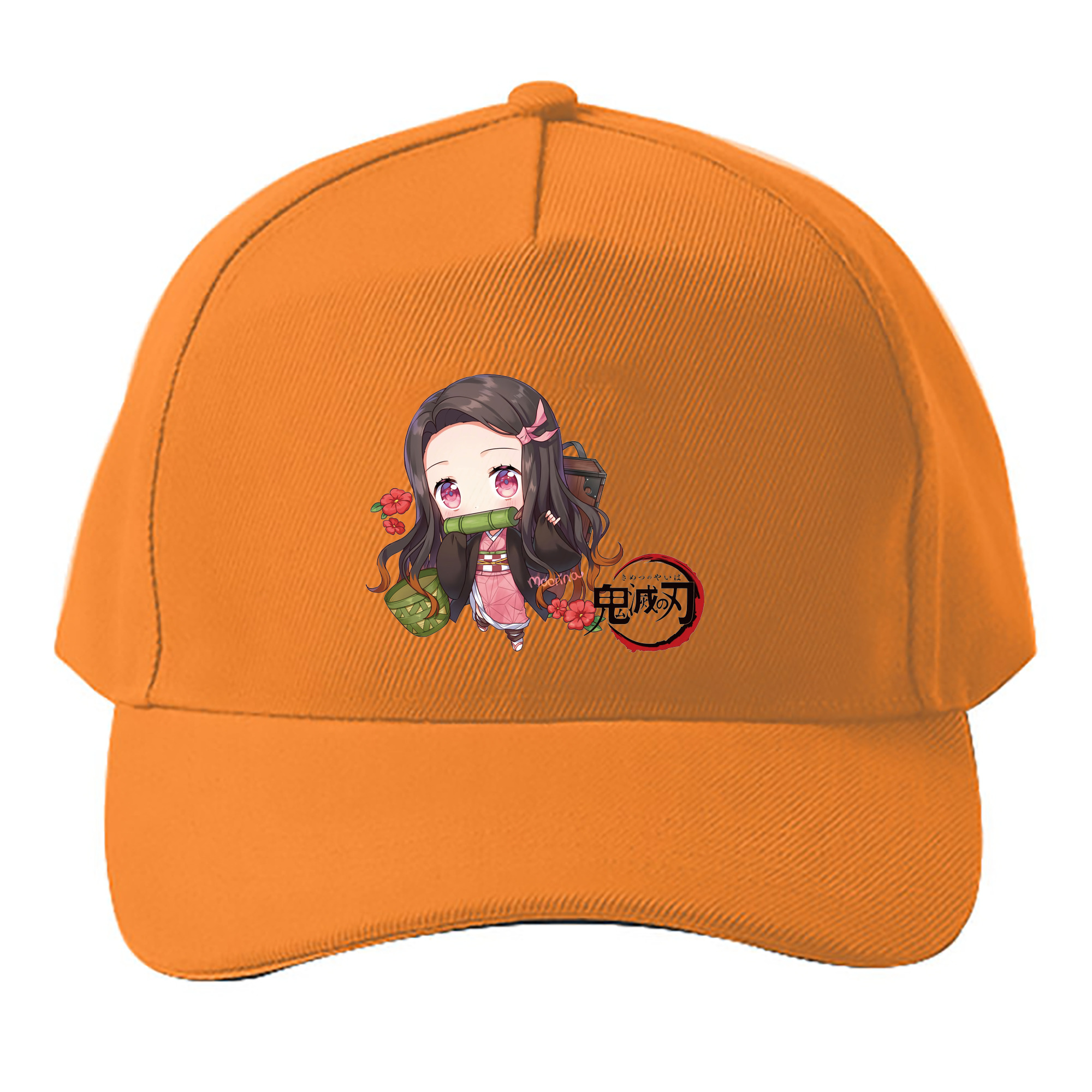 （画像用） 鬼滅の刃（きめつのやいば）竈門 禰󠄀豆子／かまど ねずこ Kamado Nezuko ベースボールキャップ 綿100％ 男女兼用 帽子 スポーツ