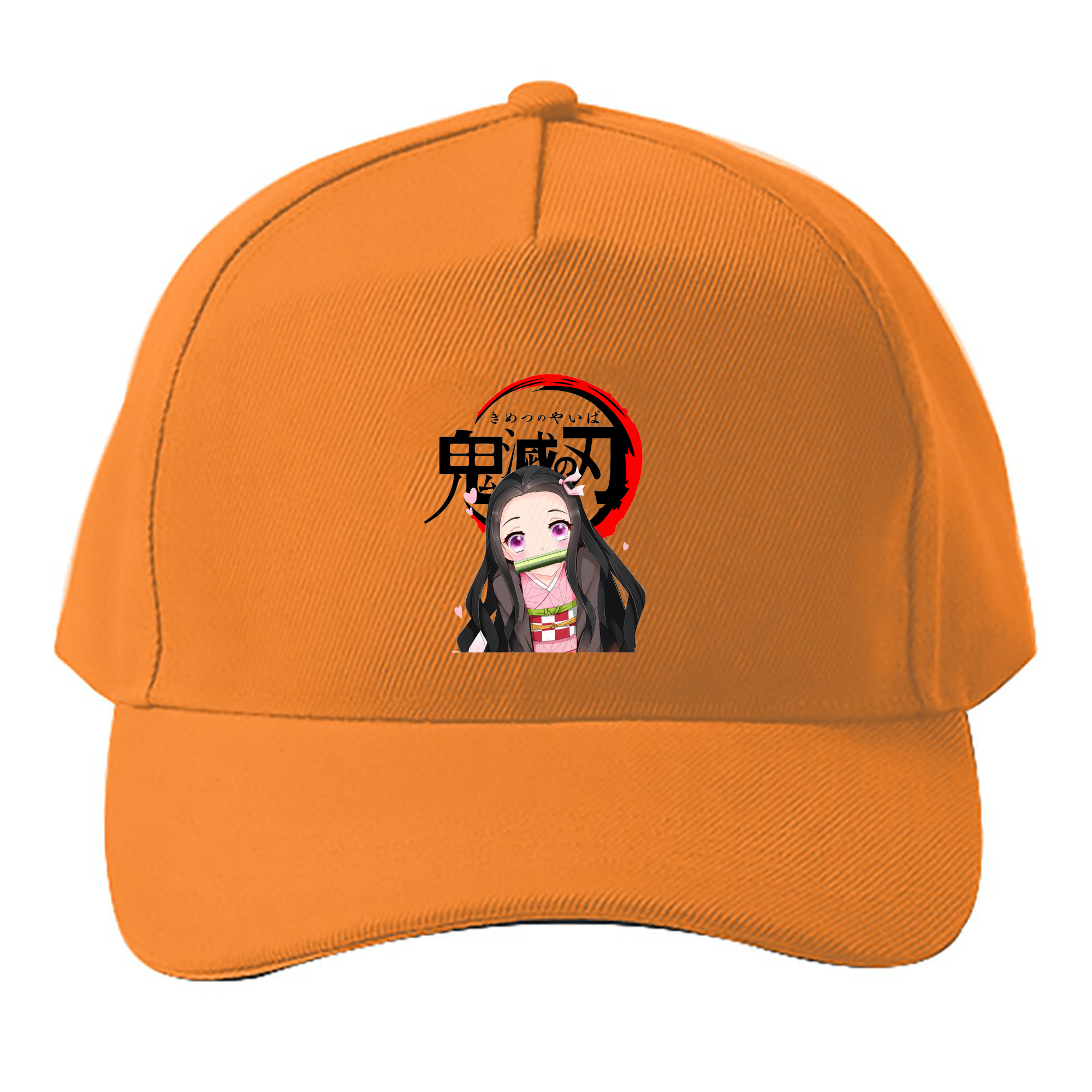 （画像用） 鬼滅の刃（きめつのやいば）竈門 禰󠄀豆子／かまど ねずこ Kamado Nezuko ベースボールキャップ 綿100％ 男女兼用 帽子 スポーツ