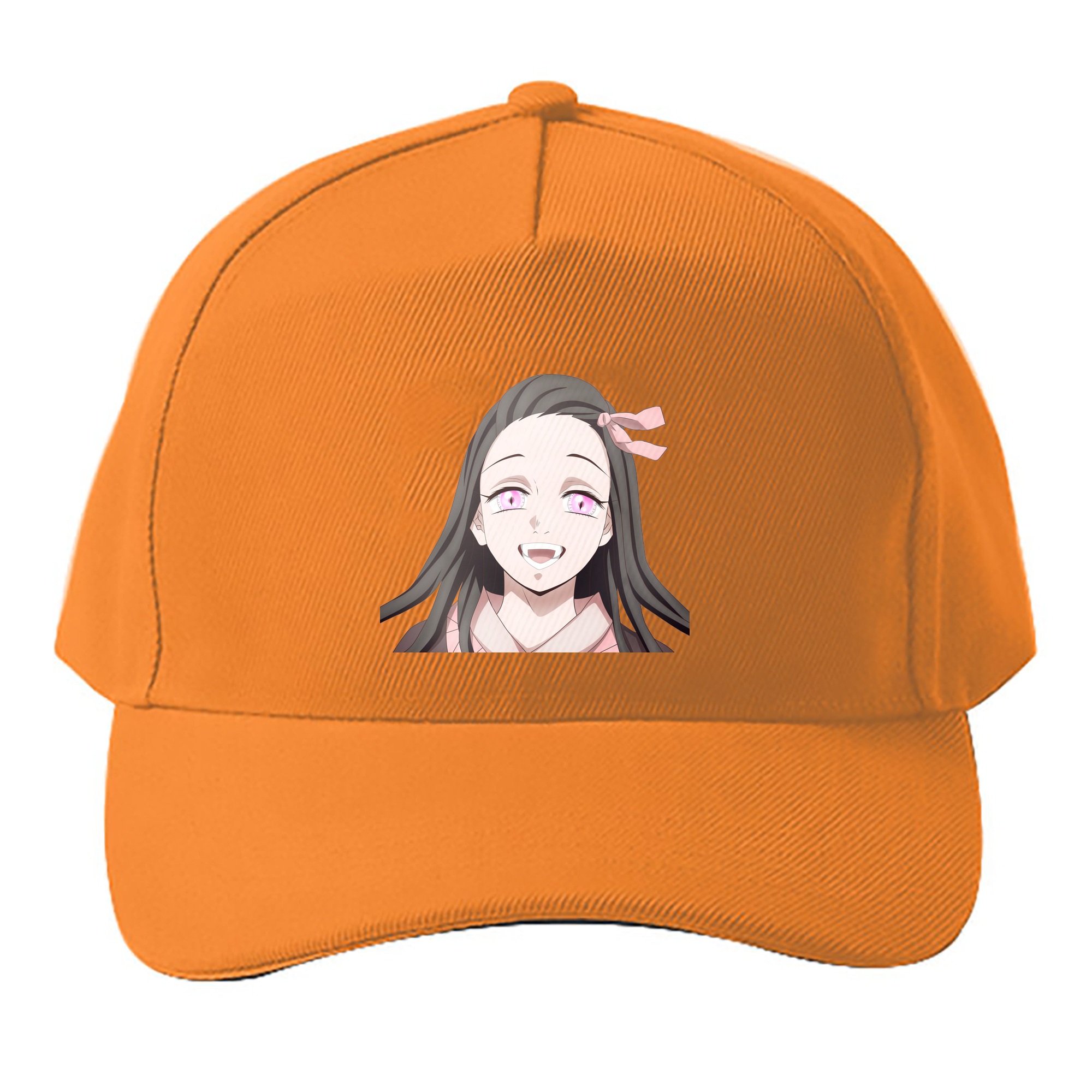 （画像用） 鬼滅の刃（きめつのやいば）竈門 禰󠄀豆子／かまど ねずこ Kamado Nezuko ベースボールキャップ 綿100％ 男女兼用 帽子 スポーツ