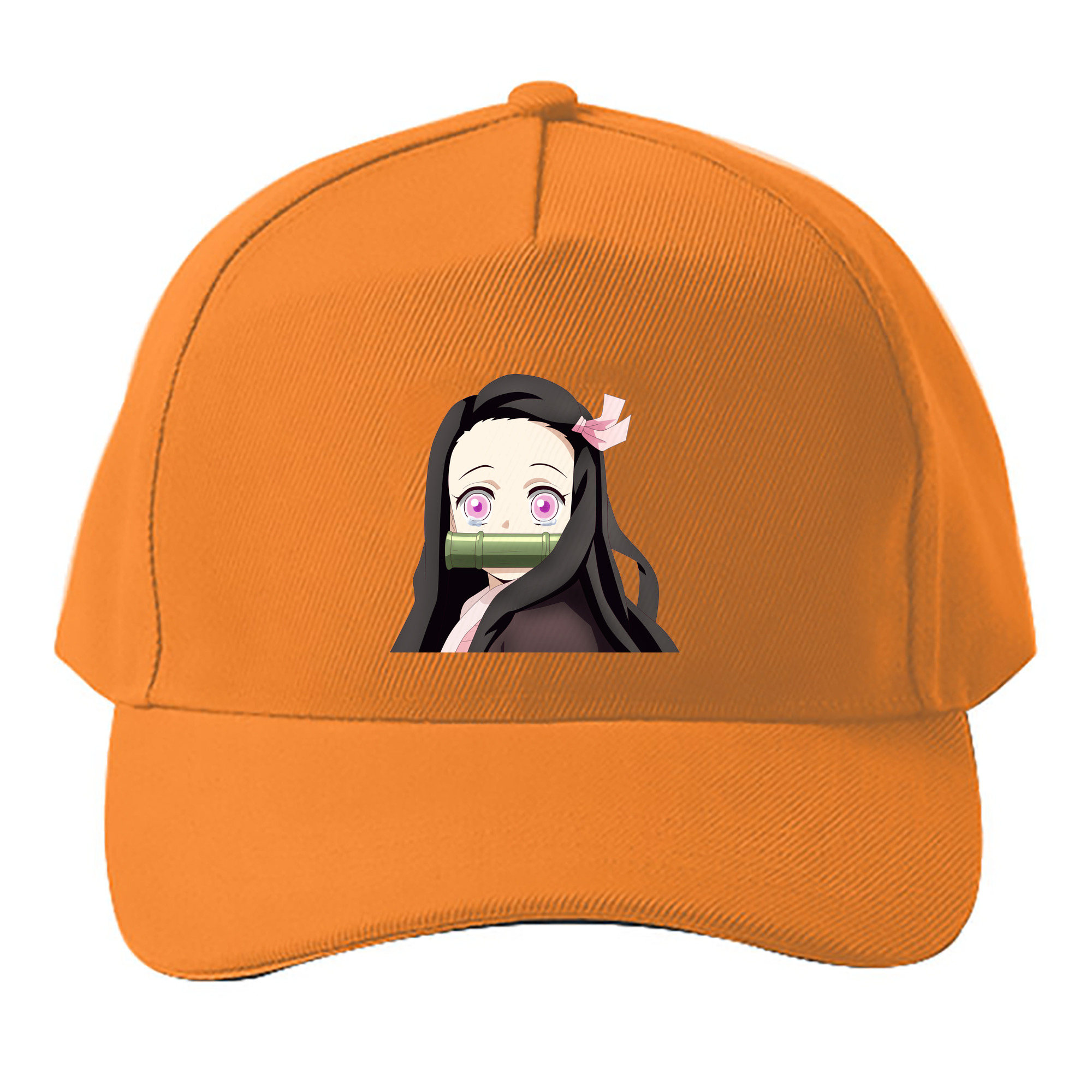 （画像用） 鬼滅の刃（きめつのやいば）竈門 禰󠄀豆子／かまど ねずこ Kamado Nezuko ベースボールキャップ 綿100％ 男女兼用 帽子 スポーツ