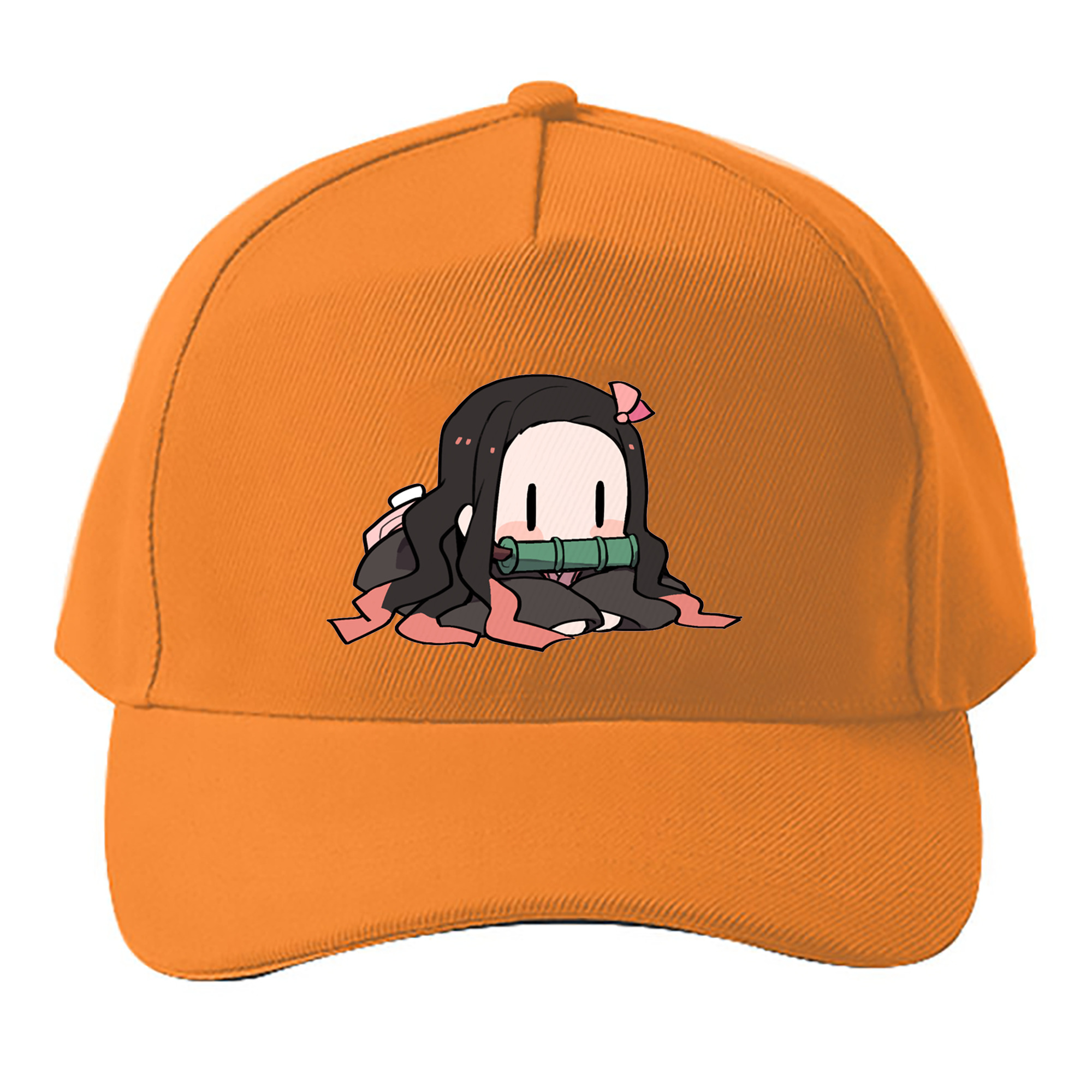 （画像用） 鬼滅の刃（きめつのやいば）竈門 禰󠄀豆子／かまど ねずこ Kamado Nezuko ベースボールキャップ 綿100％ 男女兼用 帽子 スポーツ