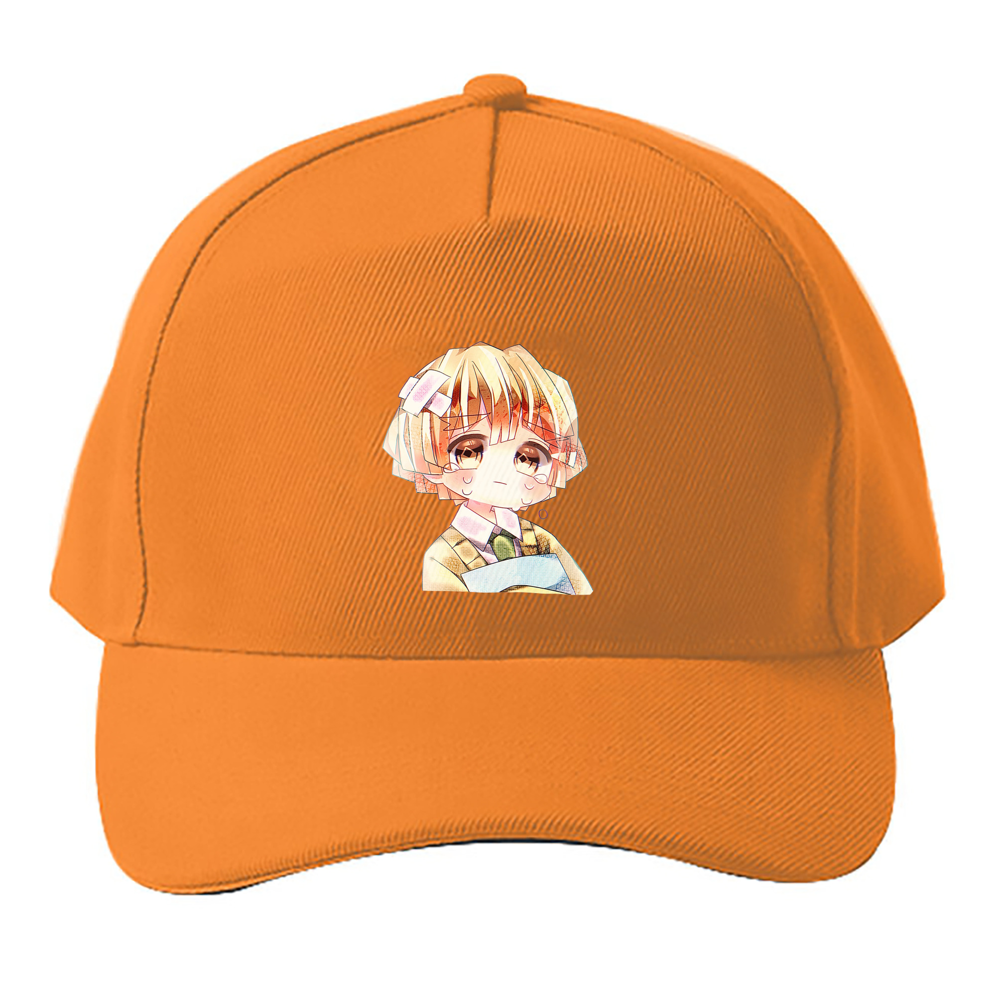 （画像用） 鬼滅の刃（きめつのやいば）我妻 善逸／あがつま ぜんいつ Agatsuma Zenitsu ベースボールキャップ 綿100％ 男女兼用 帽子 スポーツ