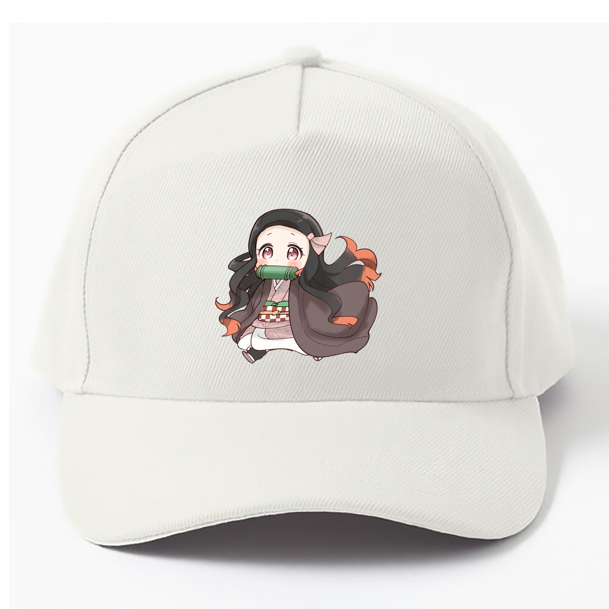 （画像用） 鬼滅の刃（きめつのやいば）竈門 禰󠄀豆子／かまど ねずこ Kamado Nezuko ベースボールキャップ 綿100％ 男女兼用 帽子 スポーツ