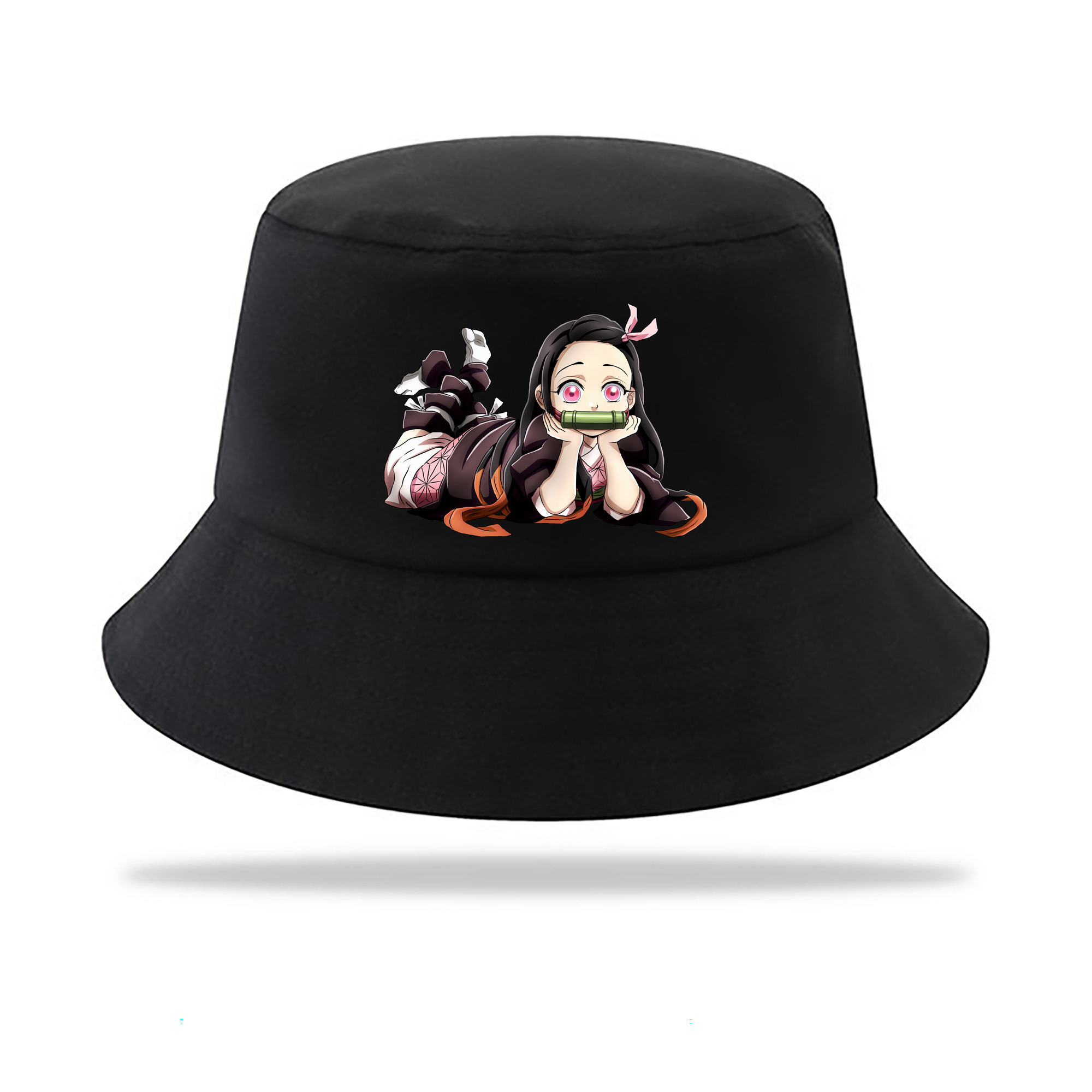（画像用） 鬼滅の刃（きめつのやいば）竈門 禰󠄀豆子／かまど ねずこ Kamado Nezuko アウトドア日除けバケットハット