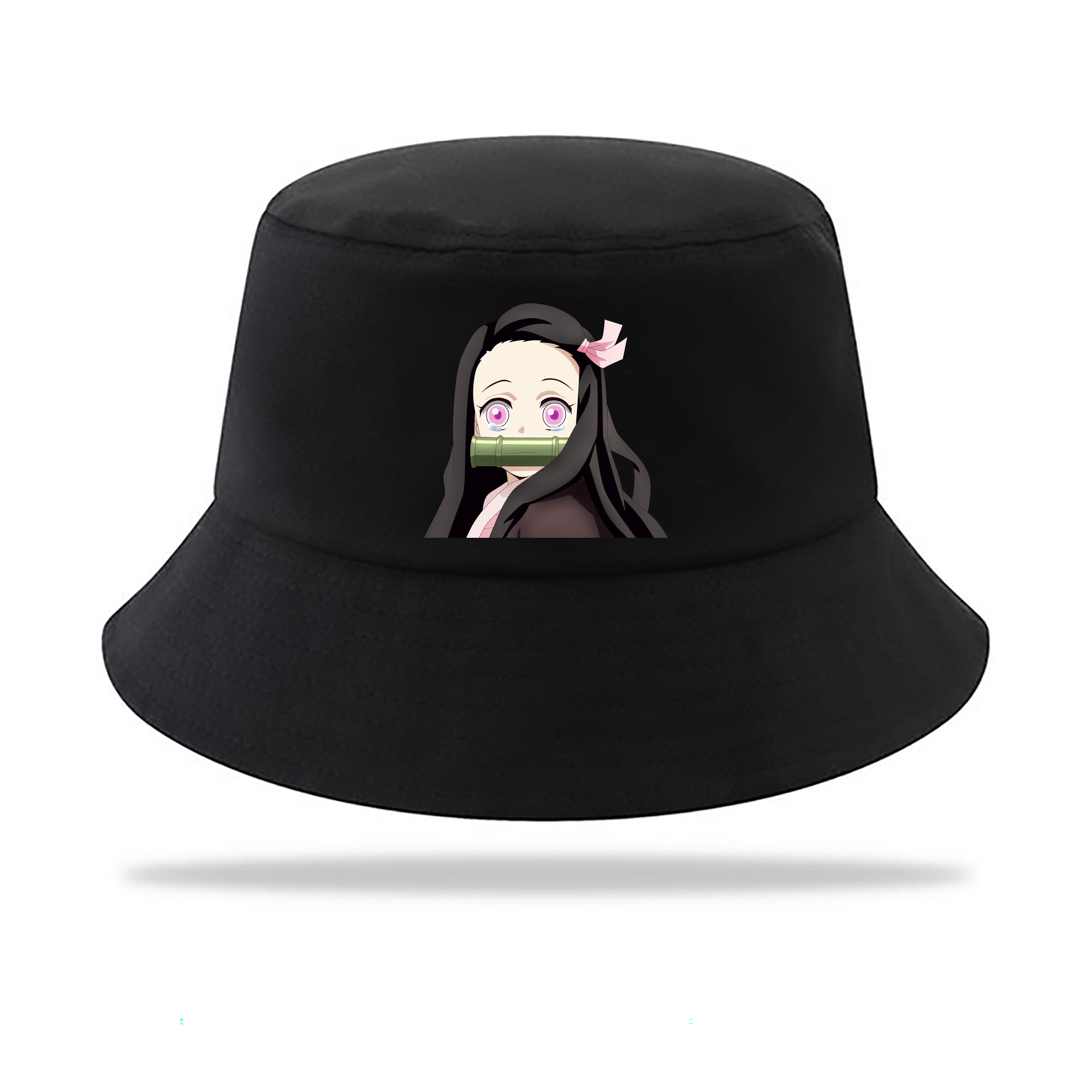 （画像用） 鬼滅の刃（きめつのやいば）竈門 禰󠄀豆子／かまど ねずこ Kamado Nezuko アウトドア日除けバケットハット