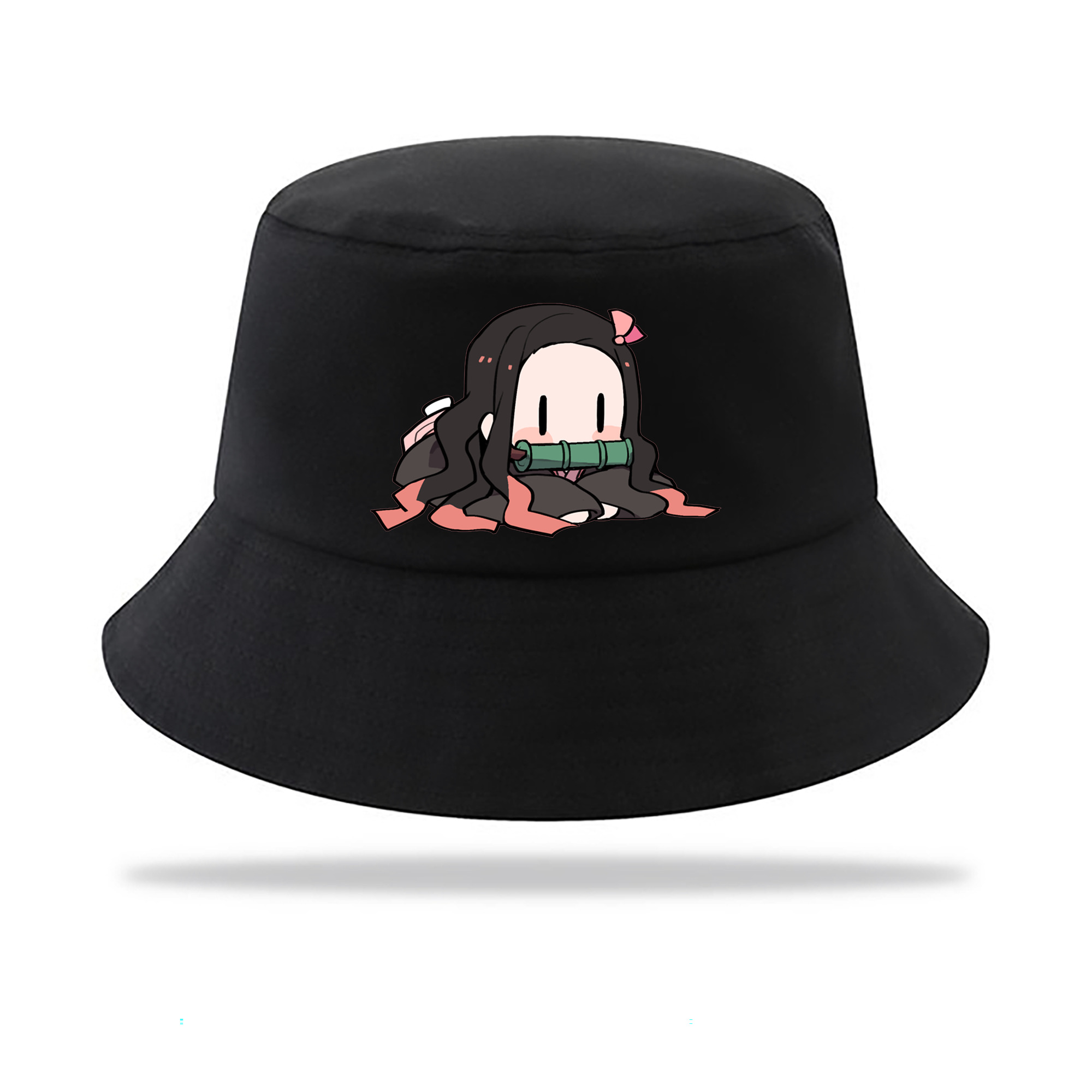 （画像用） 鬼滅の刃（きめつのやいば）竈門 禰󠄀豆子／かまど ねずこ Kamado Nezuko アウトドア日除けバケットハット