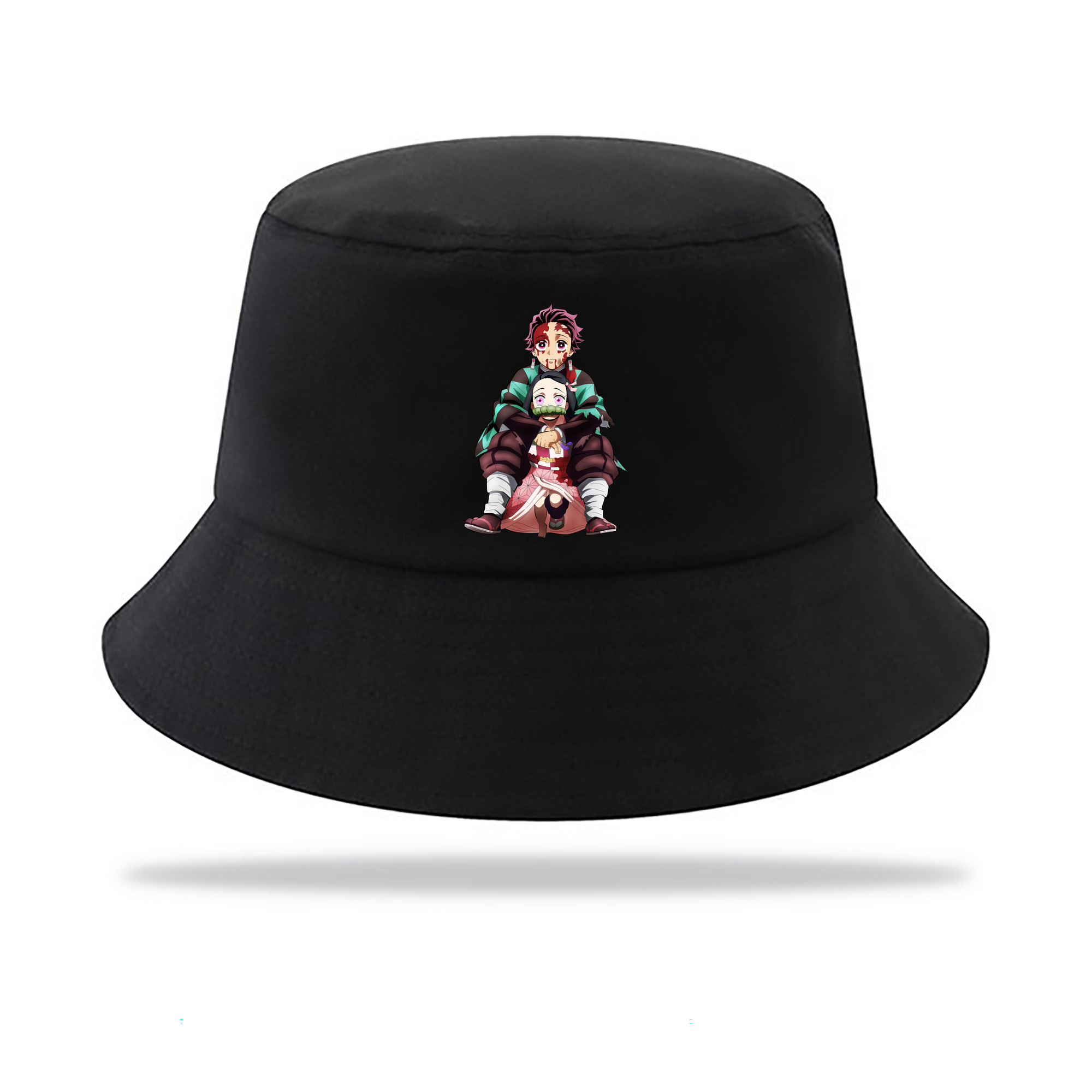 （画像用） 鬼滅の刃（きめつのやいば）竈門 禰󠄀豆子／かまど ねずこ Kamado Nezuko アウトドア日除けバケットハット