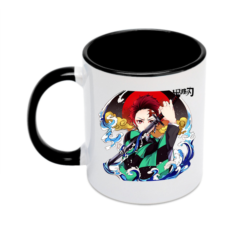 （画像用） 鬼滅の刃 竈門 炭治郎／かまど たんじろう Kamado Tanjirou カラーマグカップ